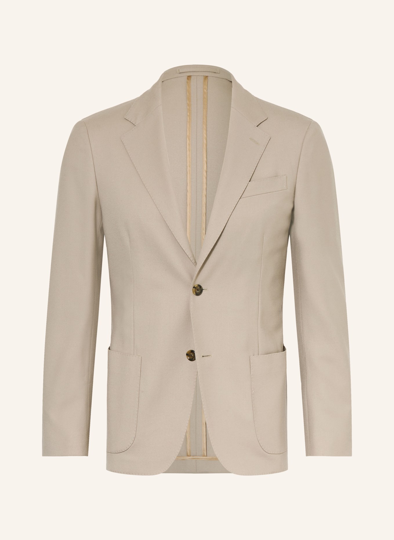 LARDINI Colbert met extra slanke pasvorm: BEIGE