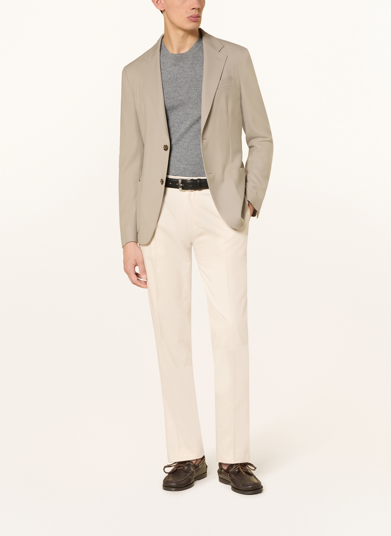 LARDINI Colbert met extra slanke pasvorm: BEIGE