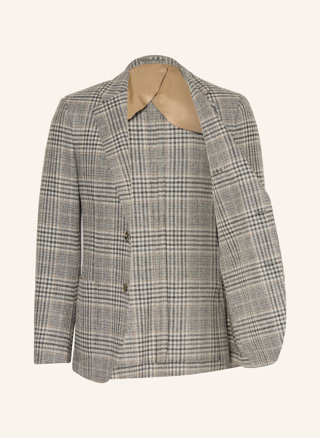 LARDINI Colbert met extra slanke pasvorm: LICHTGRIJS / DONKERGRIJS / GRIJS