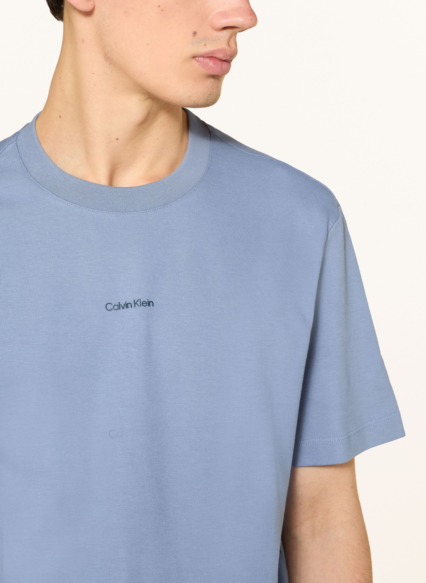 Calvin Klein T-Shirt: BLAUGRAU