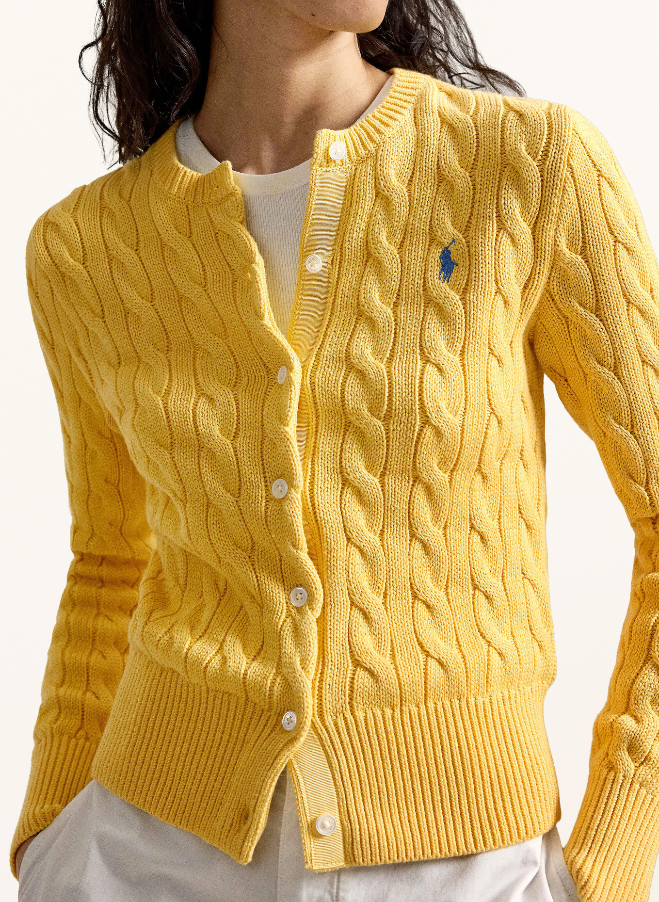 POLO RALPH LAUREN Kardigan: ŻÓŁTY