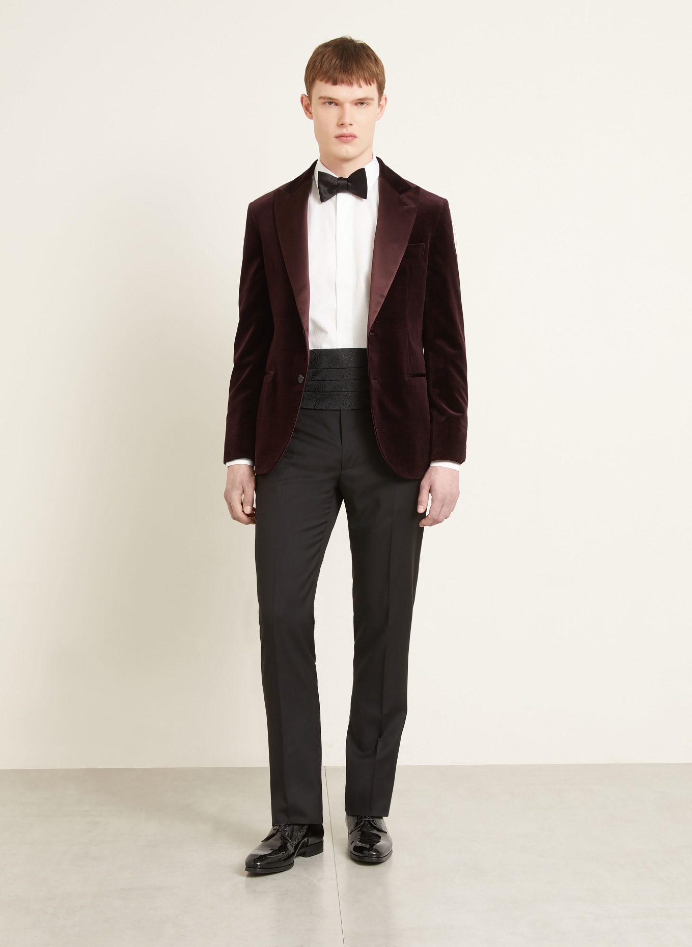 ETRO Smokinghemd Comfort Fit: WIT