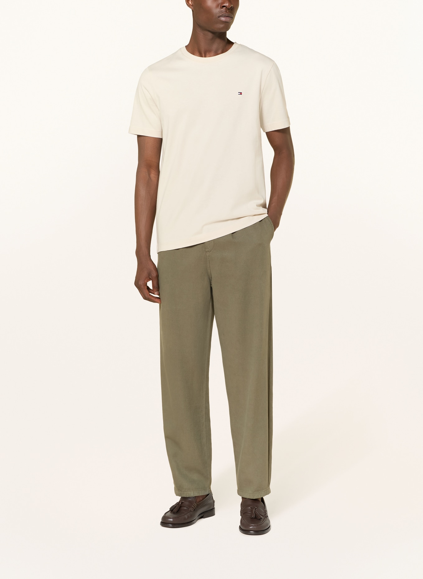 TOMMY HILFIGER T-shirt: CREAM