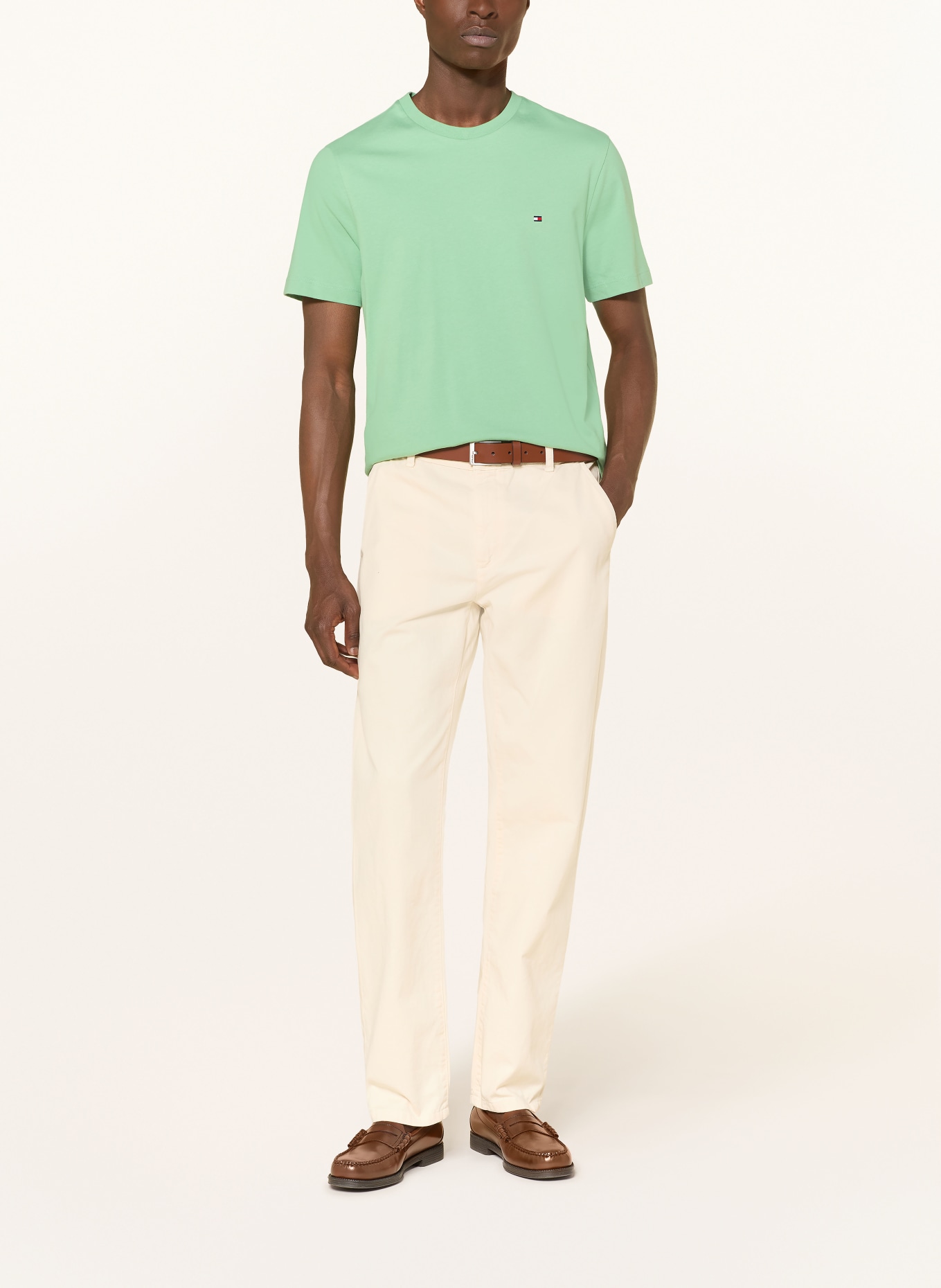 TOMMY HILFIGER T-shirt: LIGHT GREEN