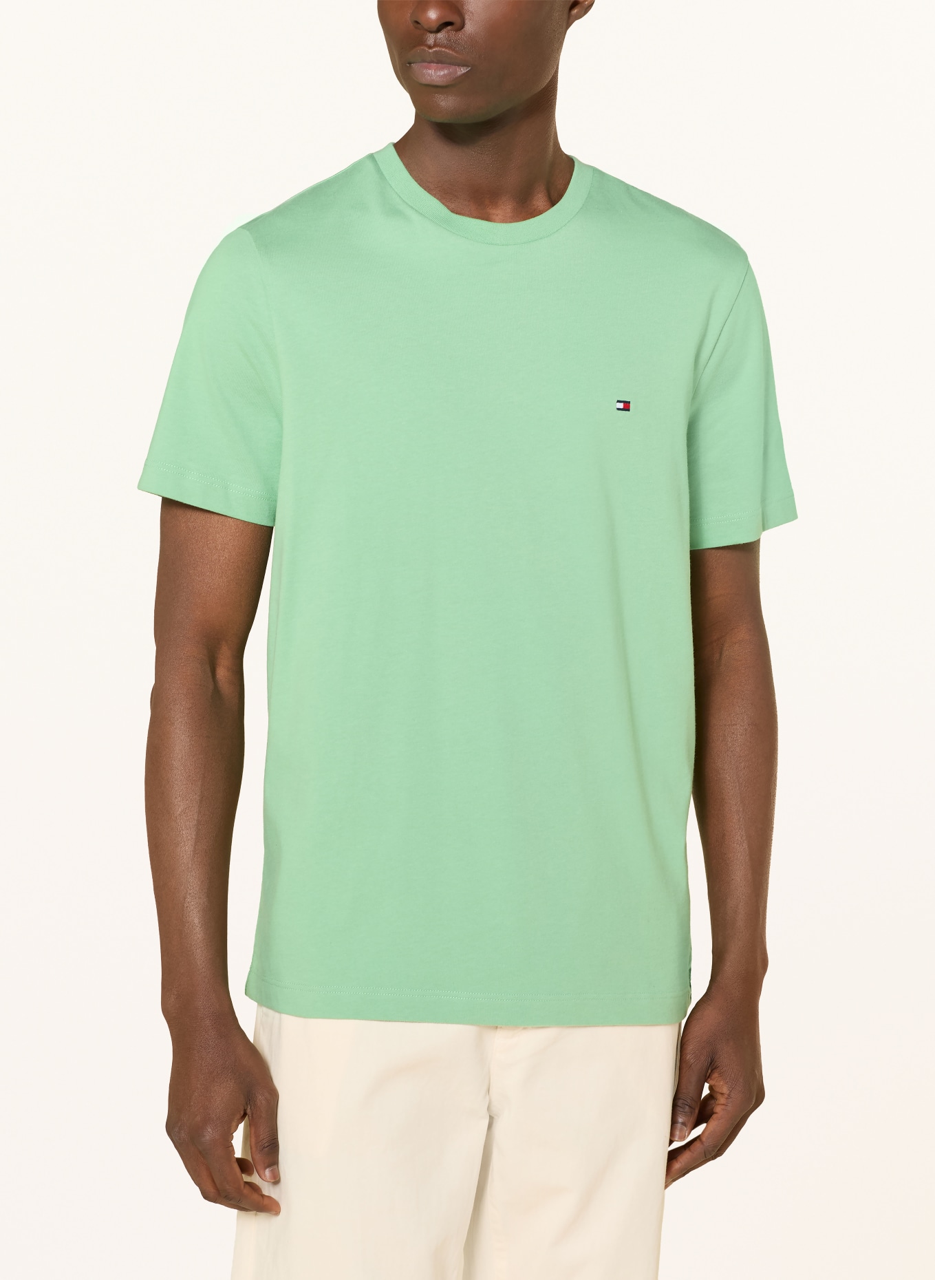 TOMMY HILFIGER T-shirt: LIGHT GREEN