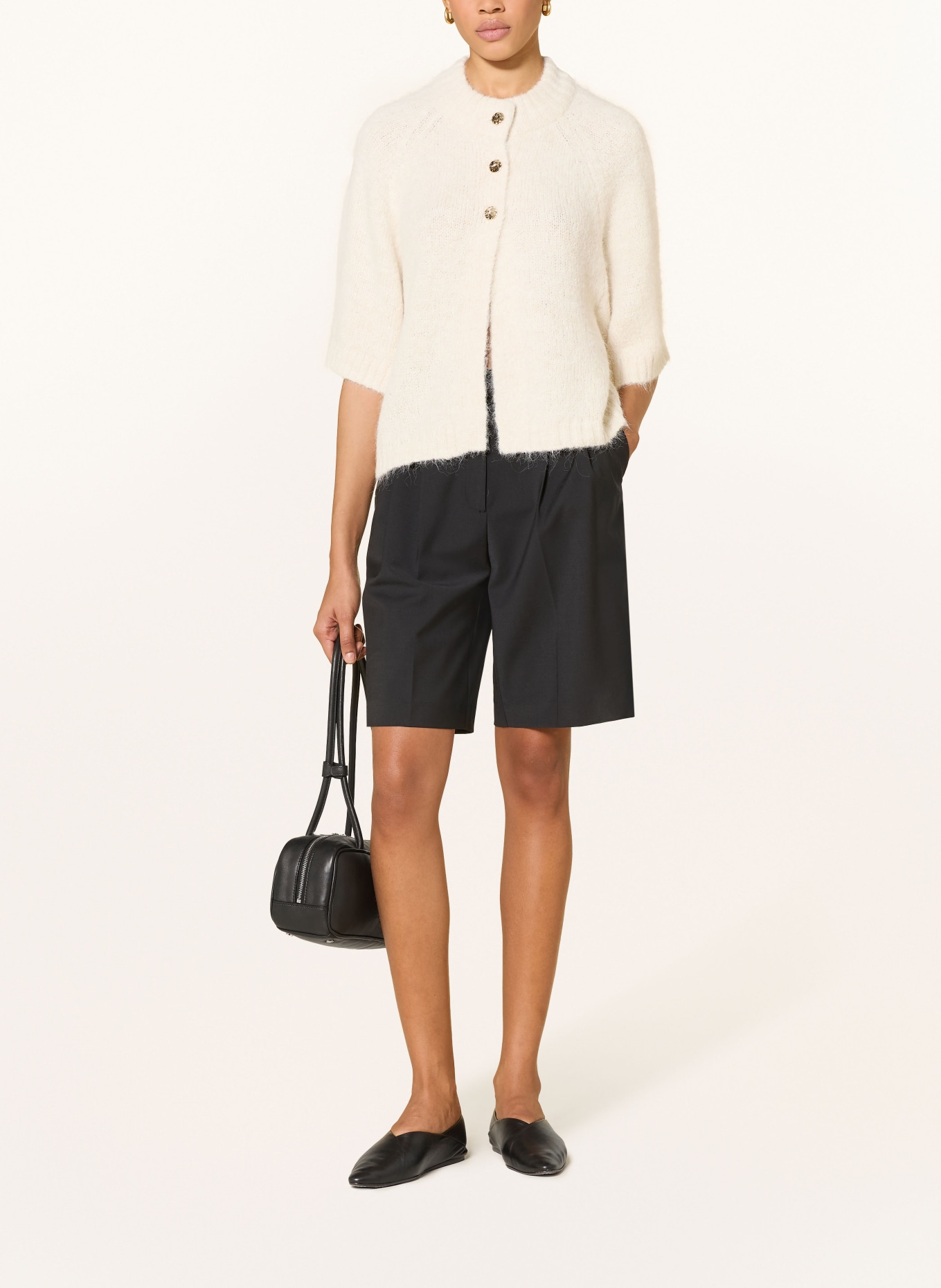 NEO NOIR BENUTA vest met 3/4-mouwen: BEIGE