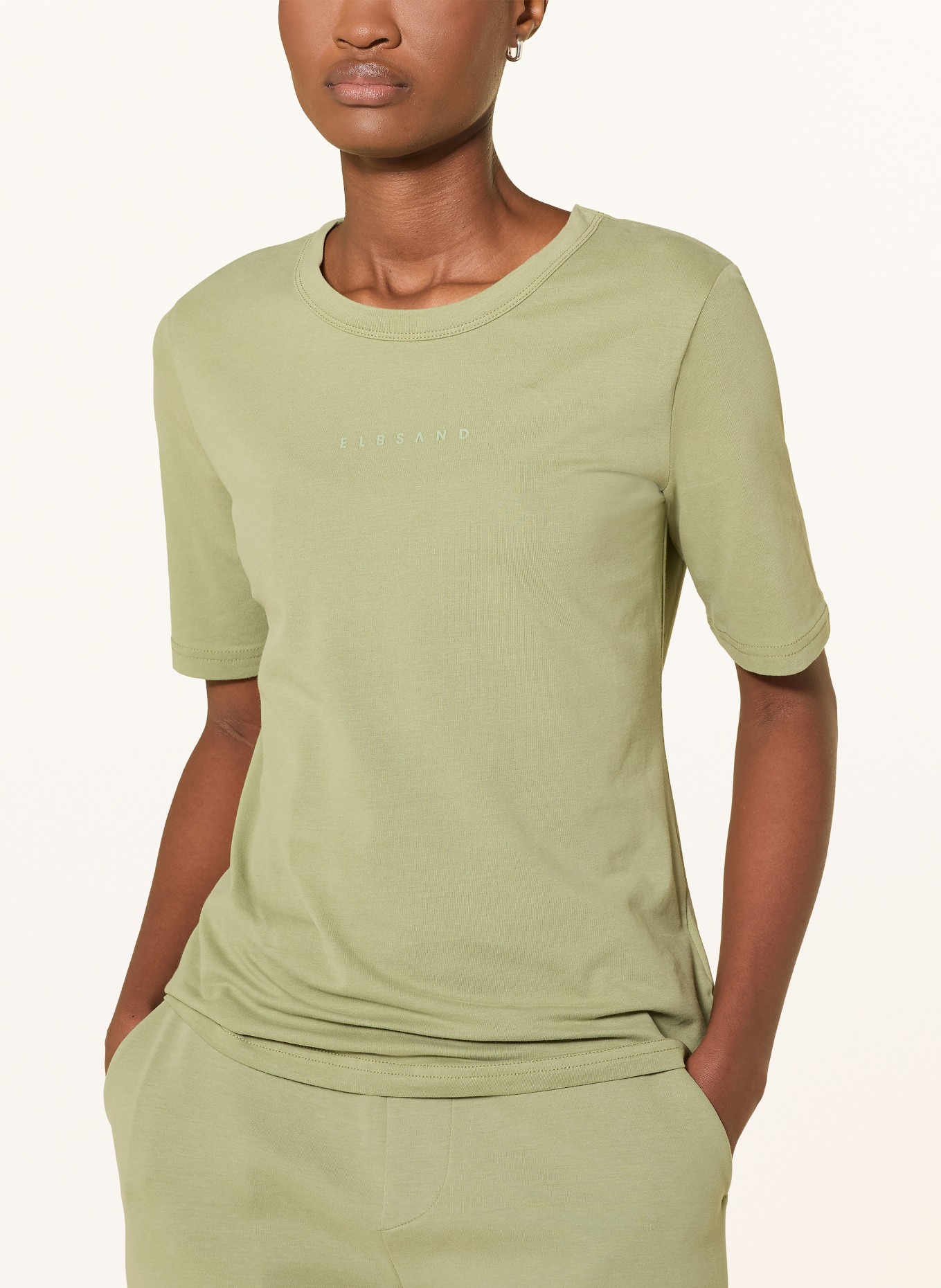 ELBSAND T-Shirt SIVA: HELLGRÜN