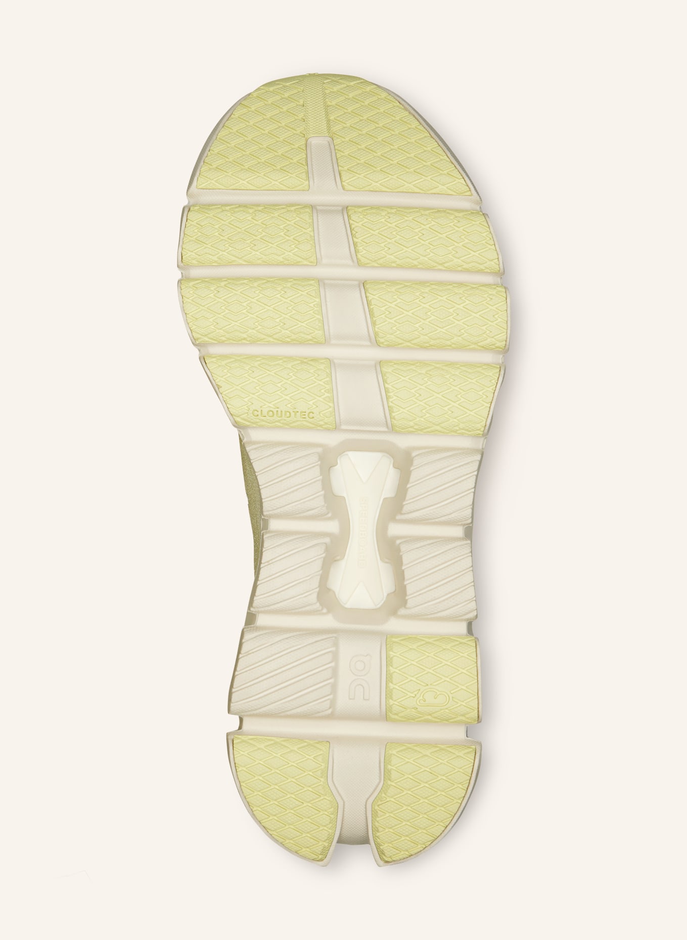 On Sneaker CLOUD X 4 AD: HELLGRÜN / GRAU