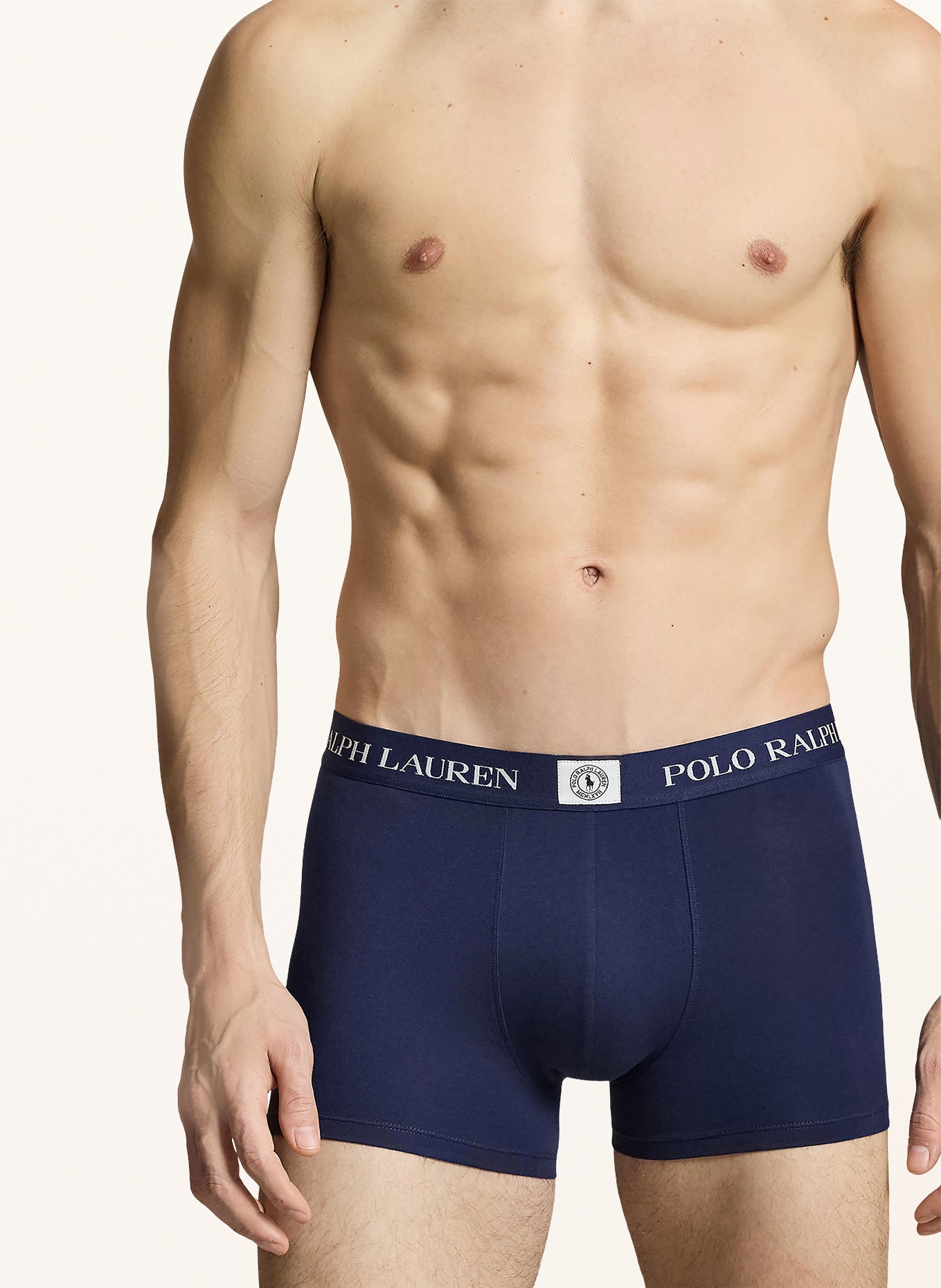 POLO RALPH LAUREN 3-pack boxershorts: DONKERBLAUW / PAARS / WIT