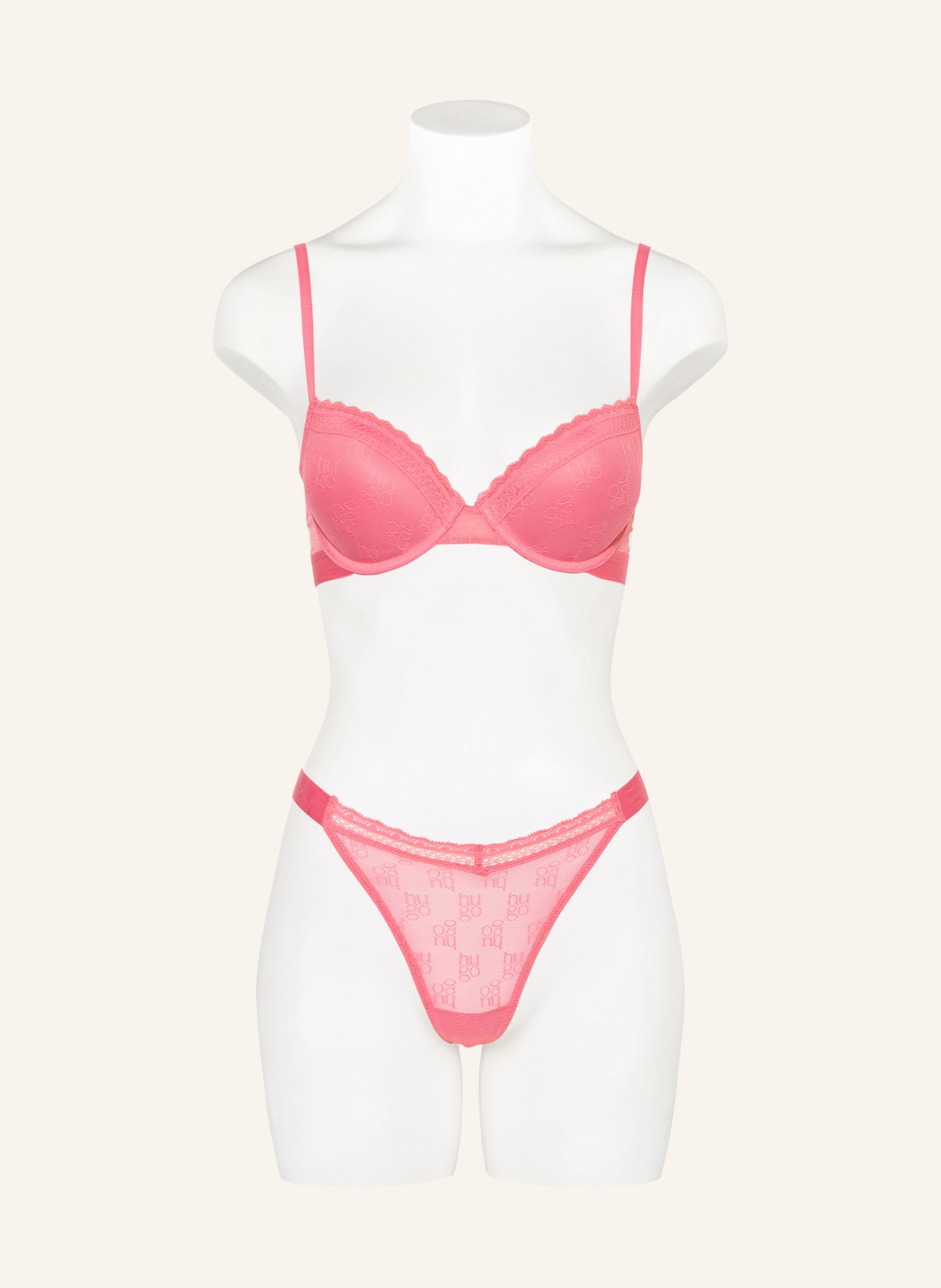 HUGO Push-up-BH SARTORIAL: PINK