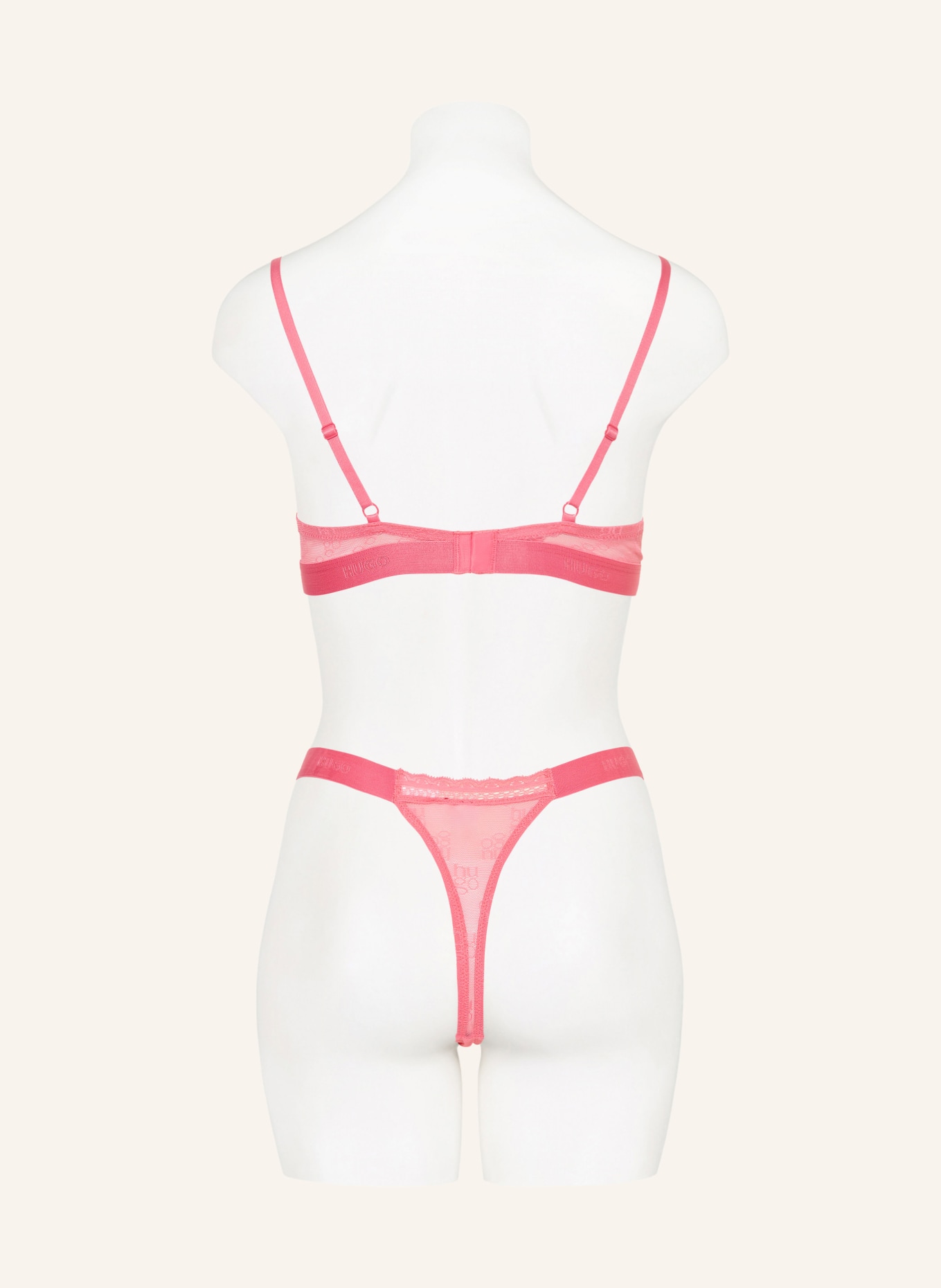 HUGO Push-up-BH SARTORIAL: PINK