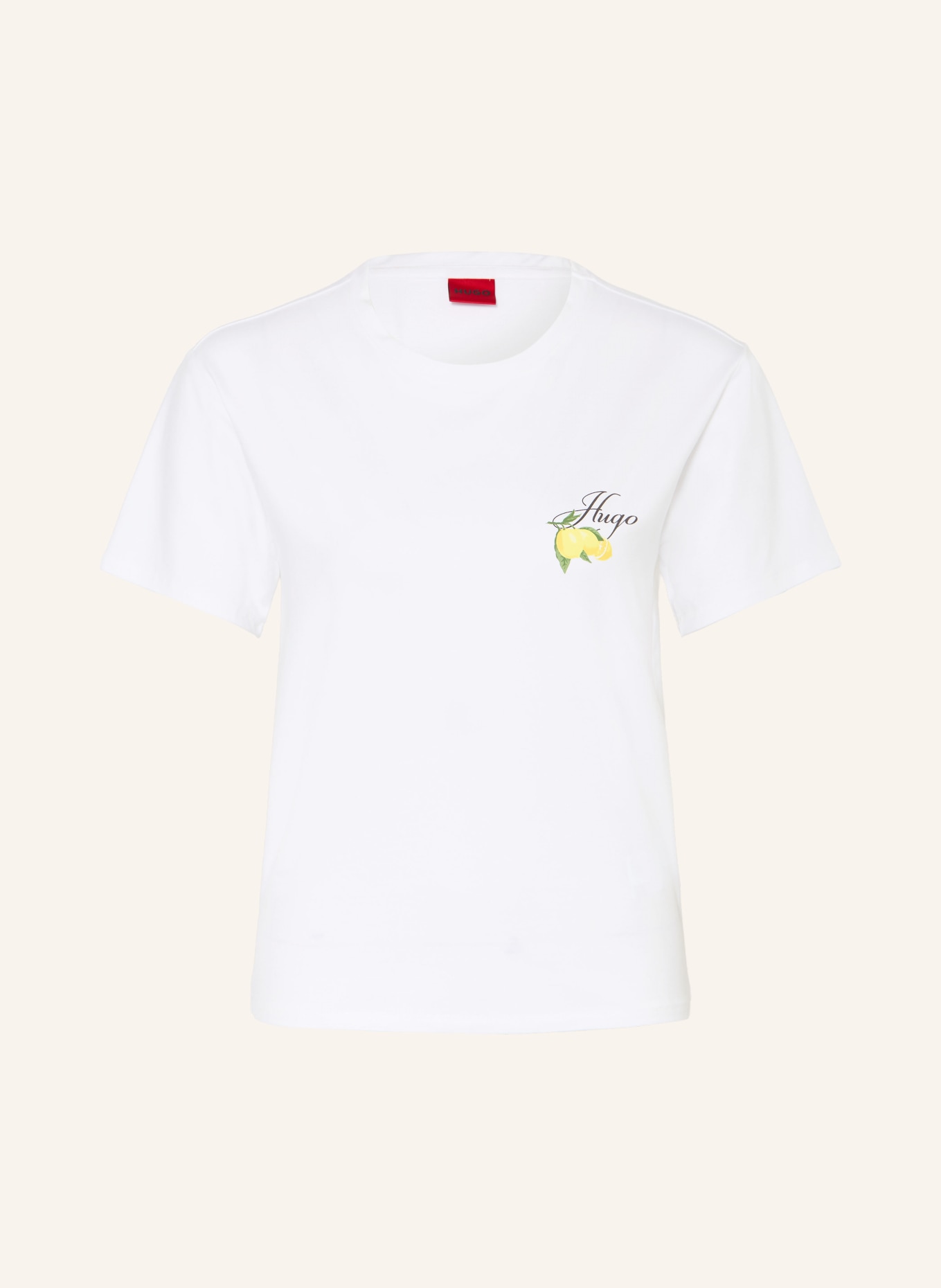 HUGO Koszulka nocna NIGHT: ECRU