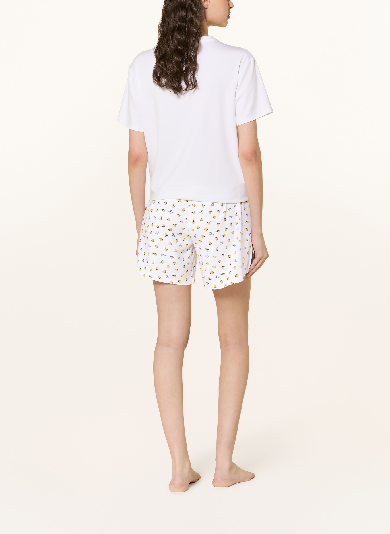 HUGO Schlafshorts: GELB / GRÜN / WEISS