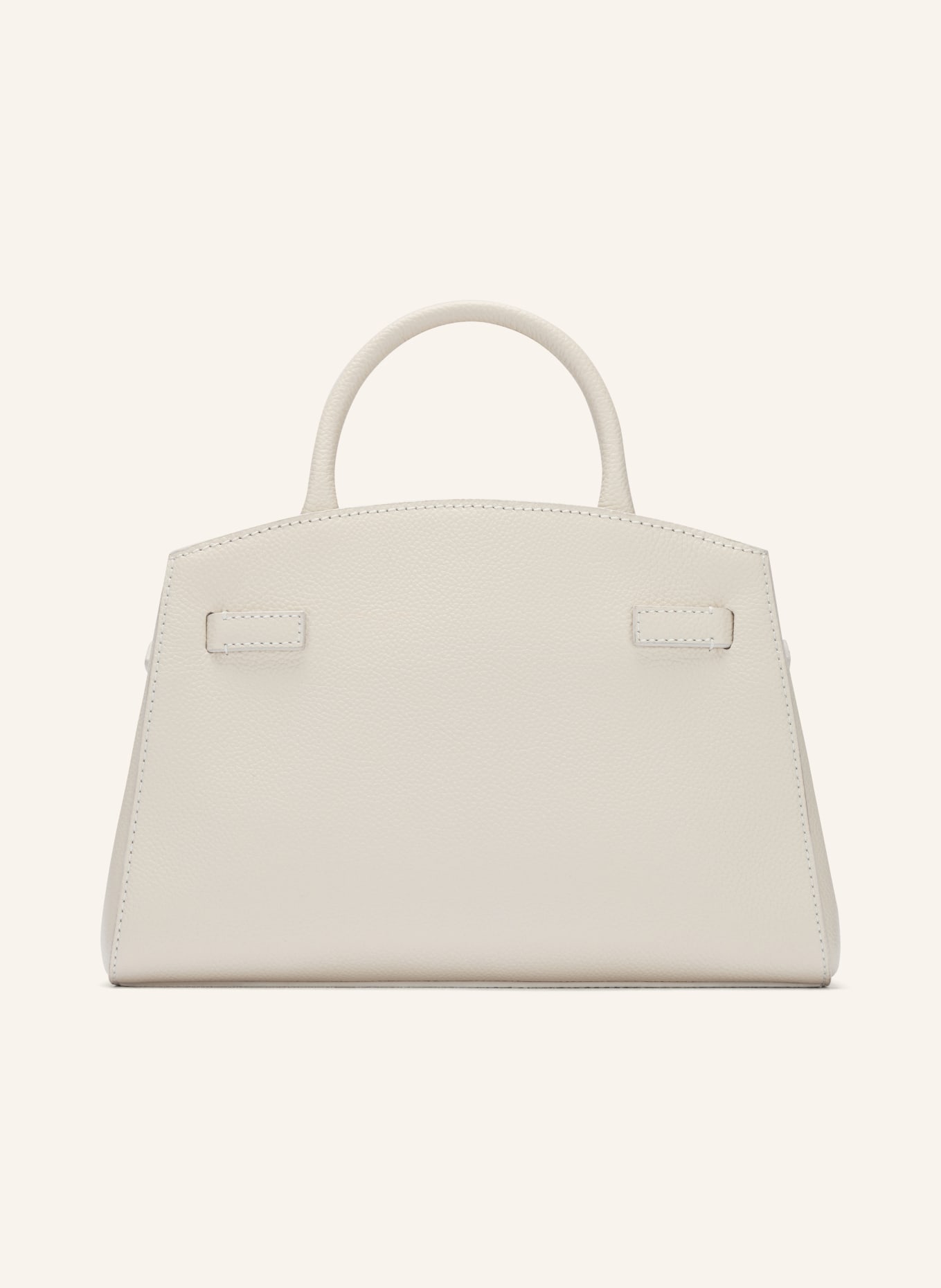 DEMELLIER Handtasche THE SMALL HUDSON: CREME / GOLD
