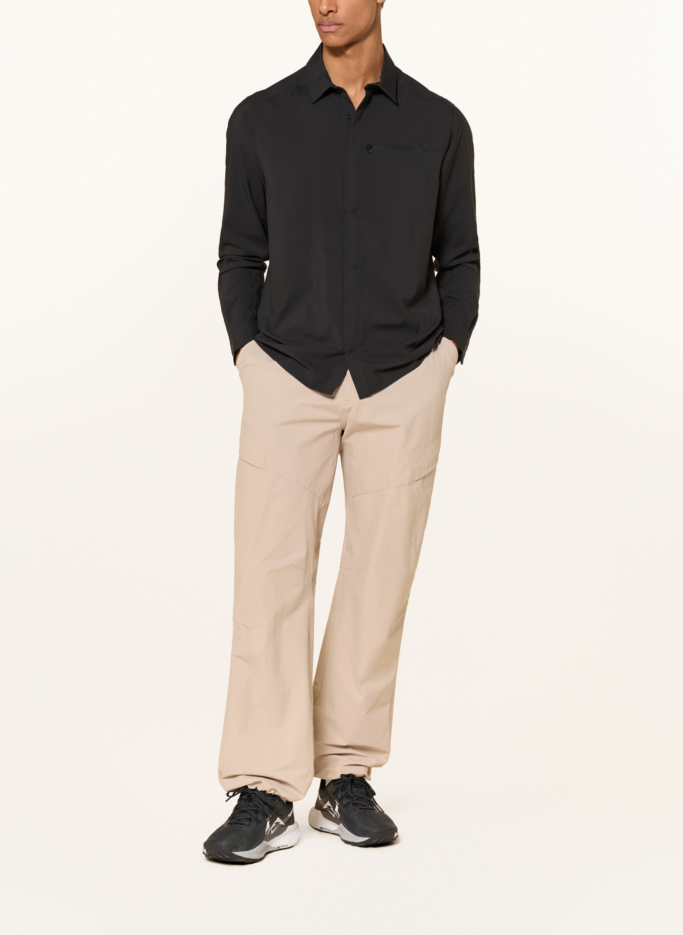 ARC'TERYX Koszula outdoorowa SKYLINE: CZARNY