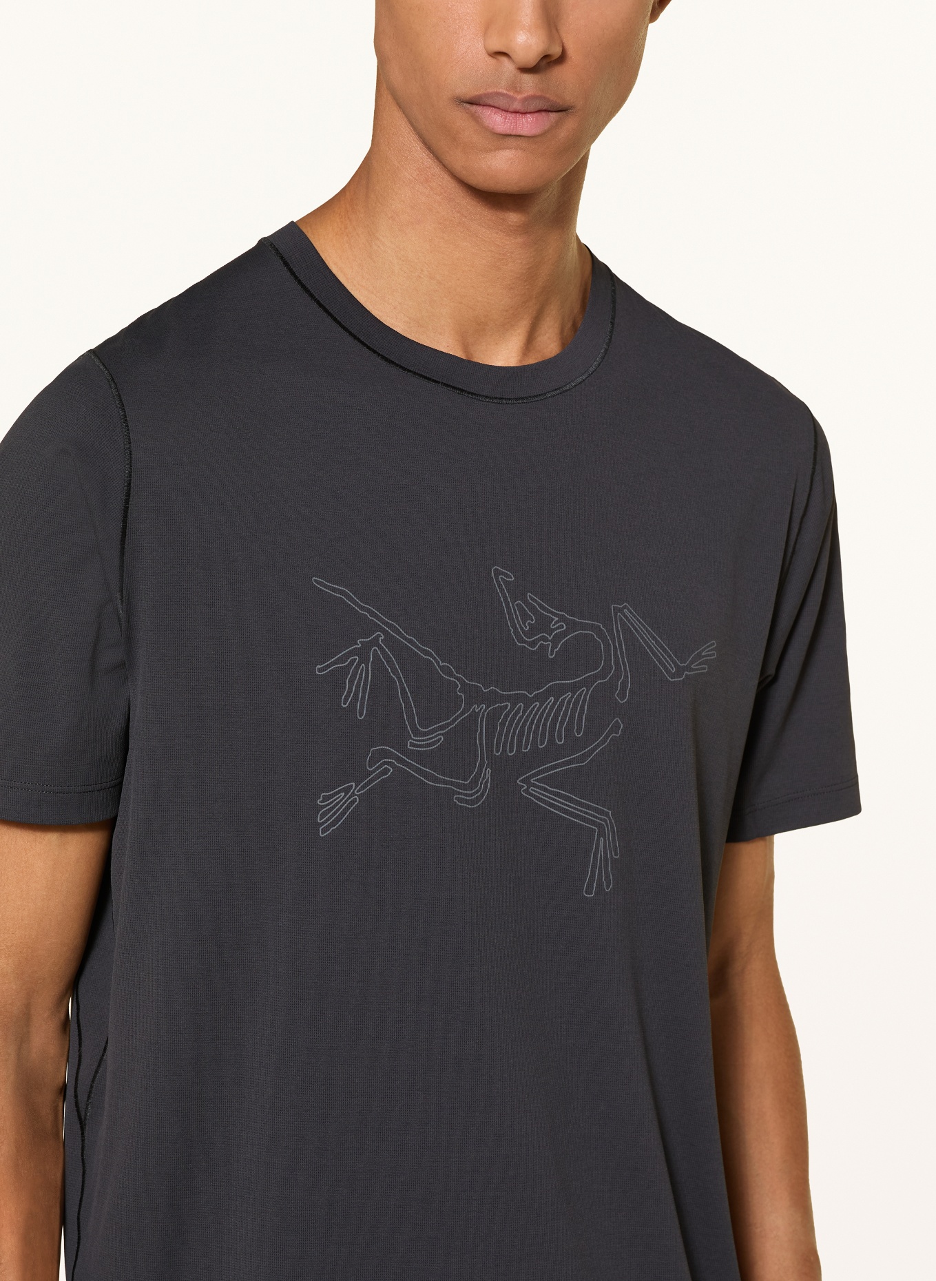 ARC'TERYX CORMAC Performance Shirt: BLACK / GRAY