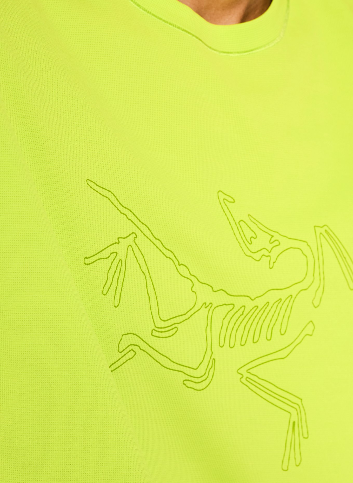 ARC'TERYX Functioneel shirt CORMAC: NEONGROEN / GROEN