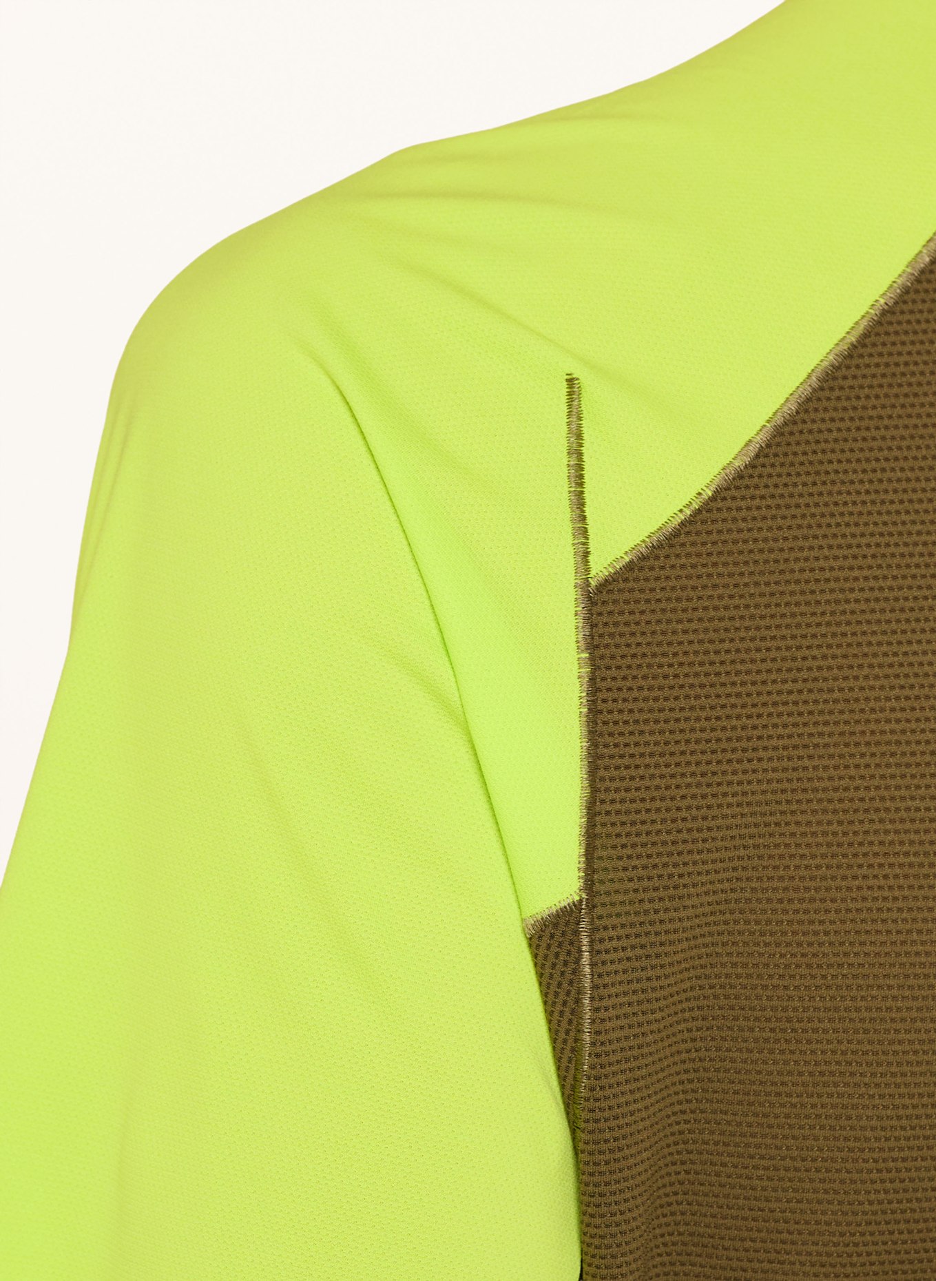ARC'TERYX Functioneel shirt NORVAN DOWNWORD: NEONGROEN / GRIJS / KAKI