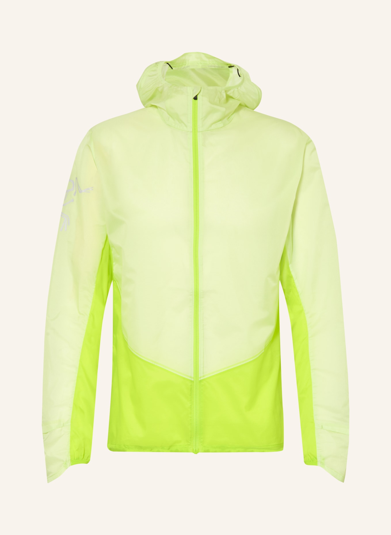 ARC'TERYX Functioneel jack NORVAN WINDSHELL: GEEL / GRIJS / NEONGROEN