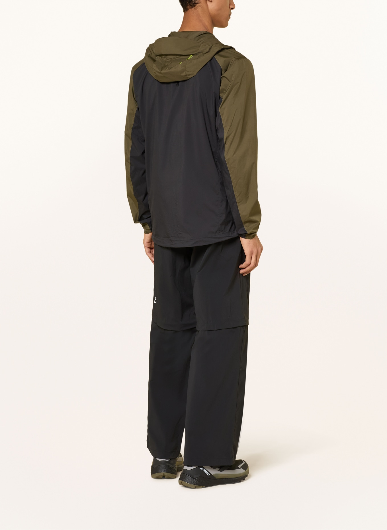 ARC'TERYX Functionele jas SQUAMISH HOODY: KAKI / NEONGROEN / ZWART