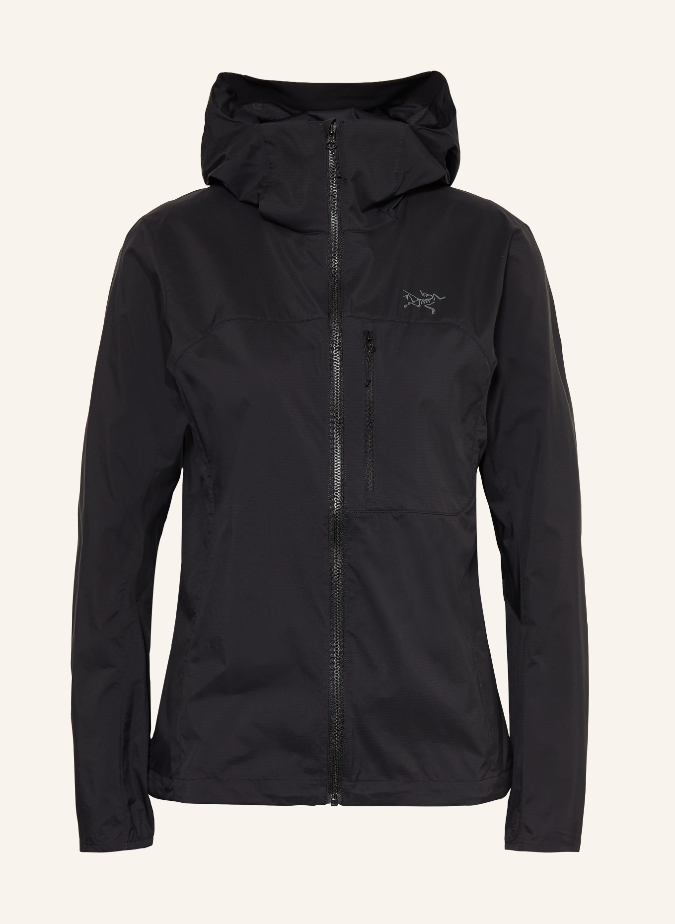 ARC'TERYX Coupe-vent SQUAMISH HOODY: NOIR