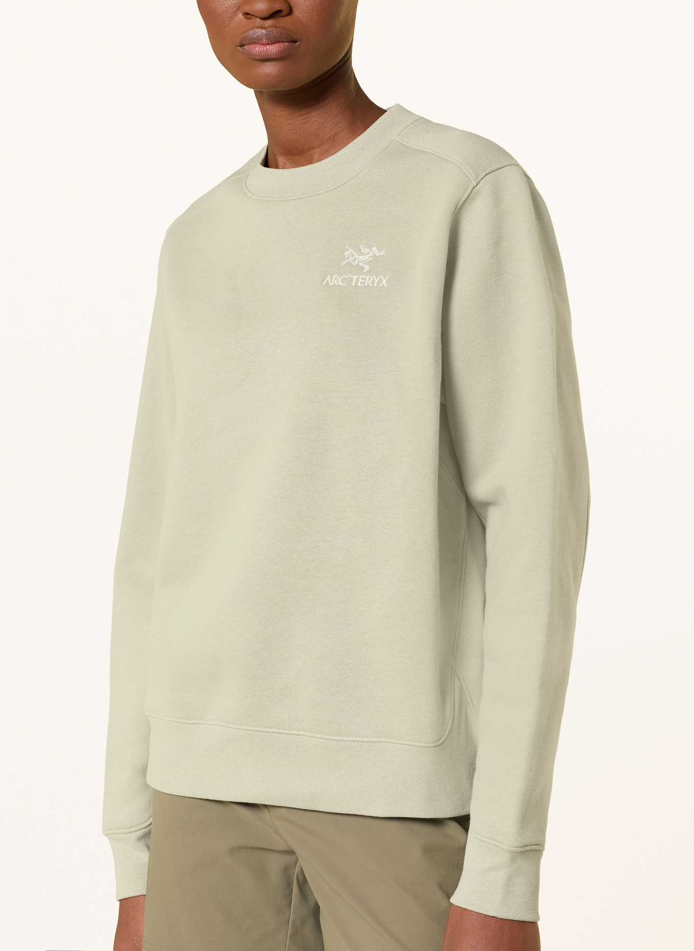 ARC'TERYX Sweatshirt EMBLEM CREW: HELLGRÜN