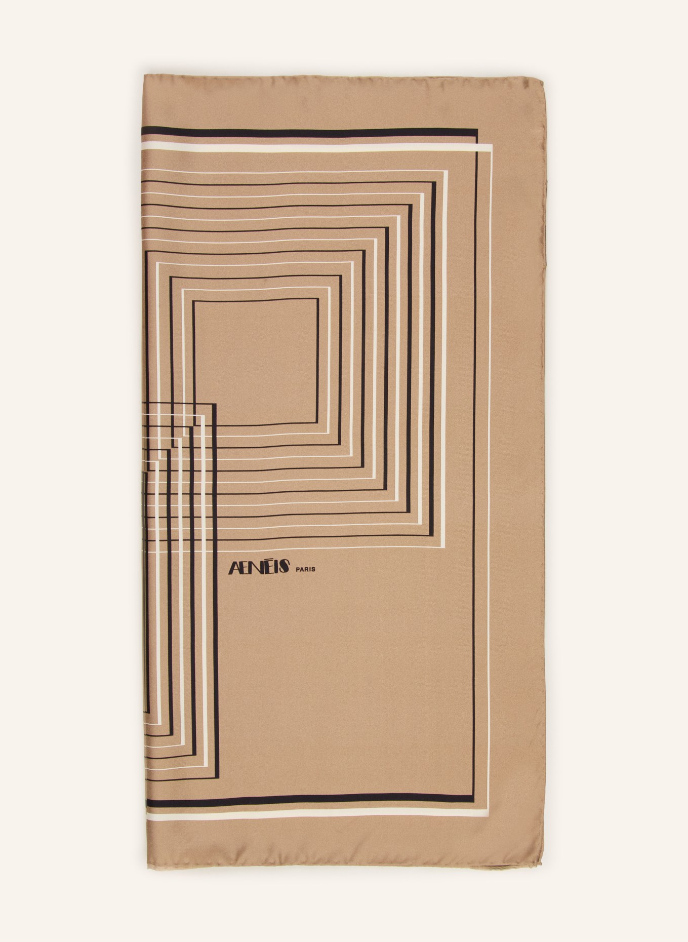 AENEIS Chusta jedwabna: BEŻOWY / BIAŁY / CZARNY