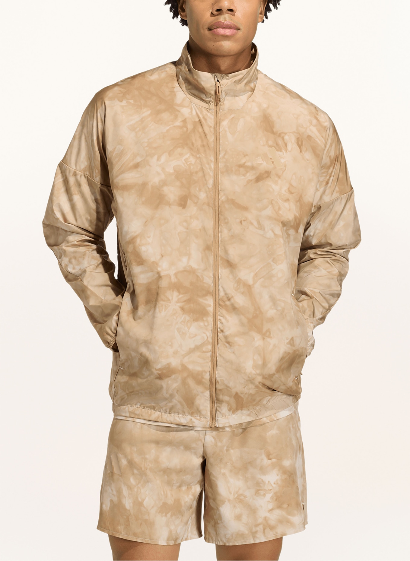 adidas TERREX MULTI SPRAY DYE CLIMA365 Performance Jacket: LIGHT BROWN