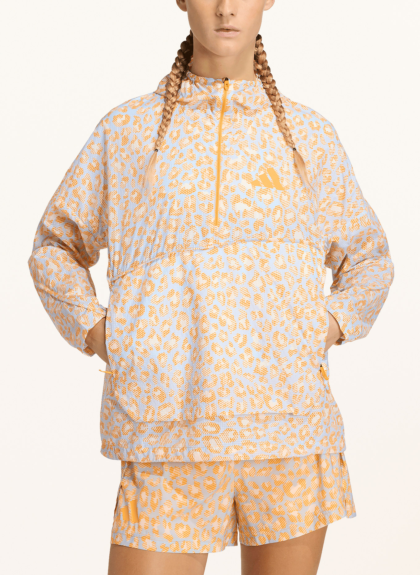 adidas TERREX Windbreaker TERREX XPLORIC CLIMA365 PRINTED: BEIGE