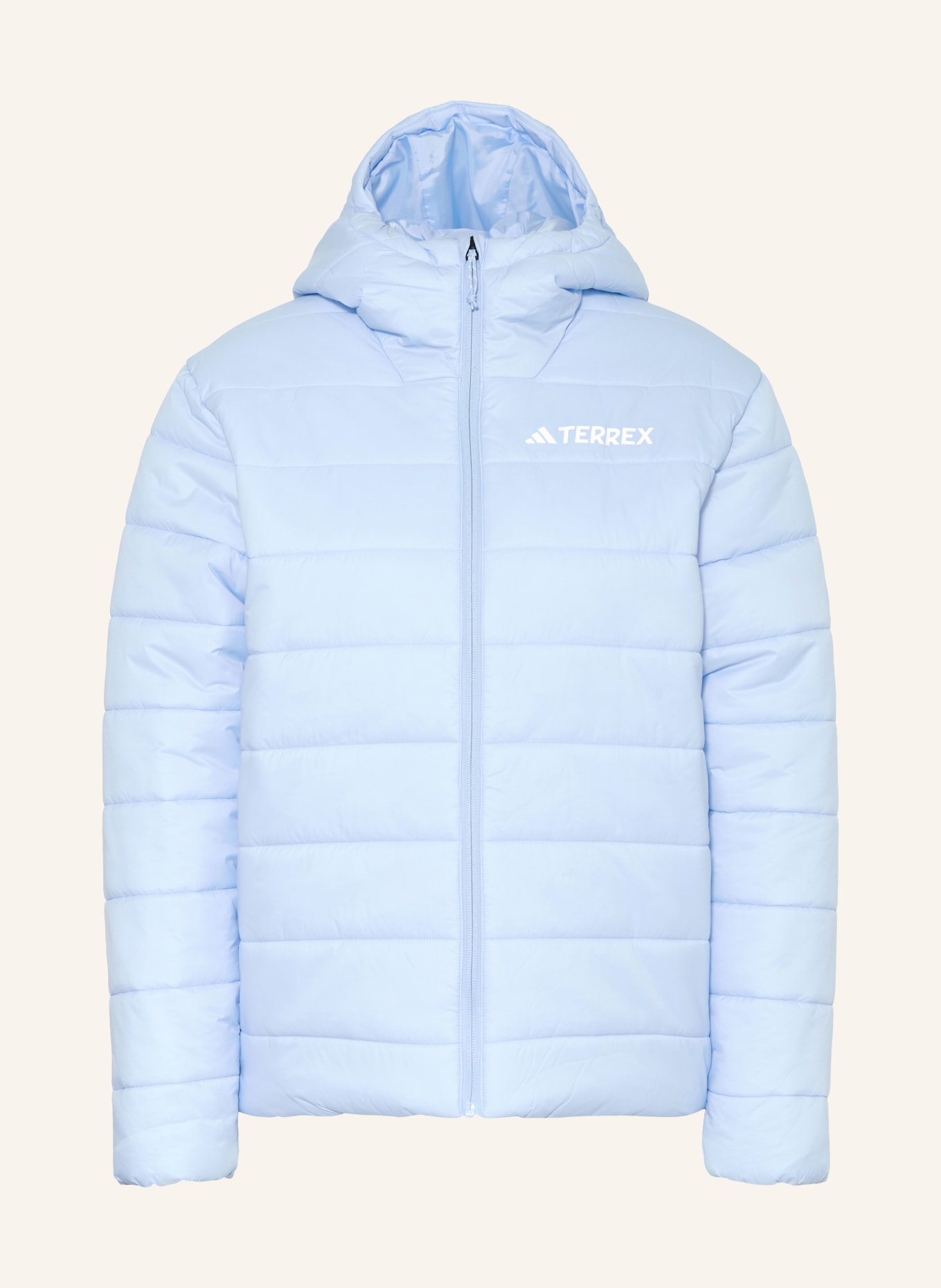 adidas TERREX Gewatteerd jack TERREX MULTI ESSENTIALS CLIMAWARM INSULATED HOODED: LICHTBLAUW