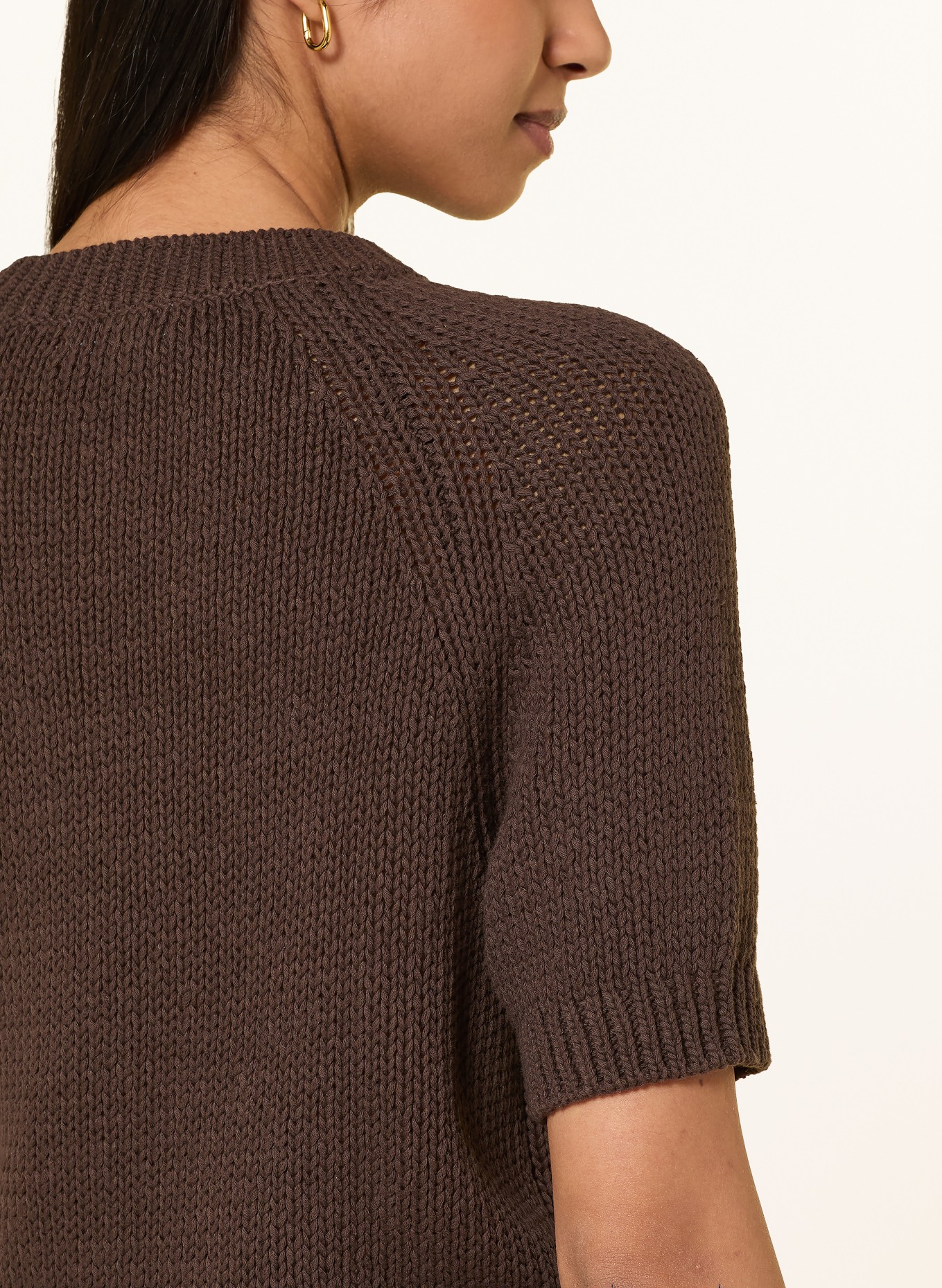 darling harbour Strickshirt: DARK BROWN