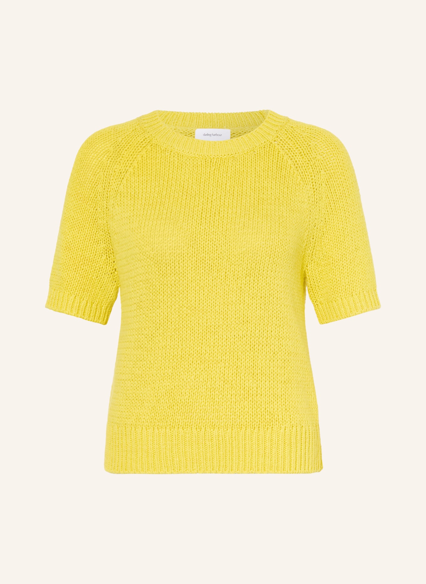 darling harbour gebreid shirt: YELLOW