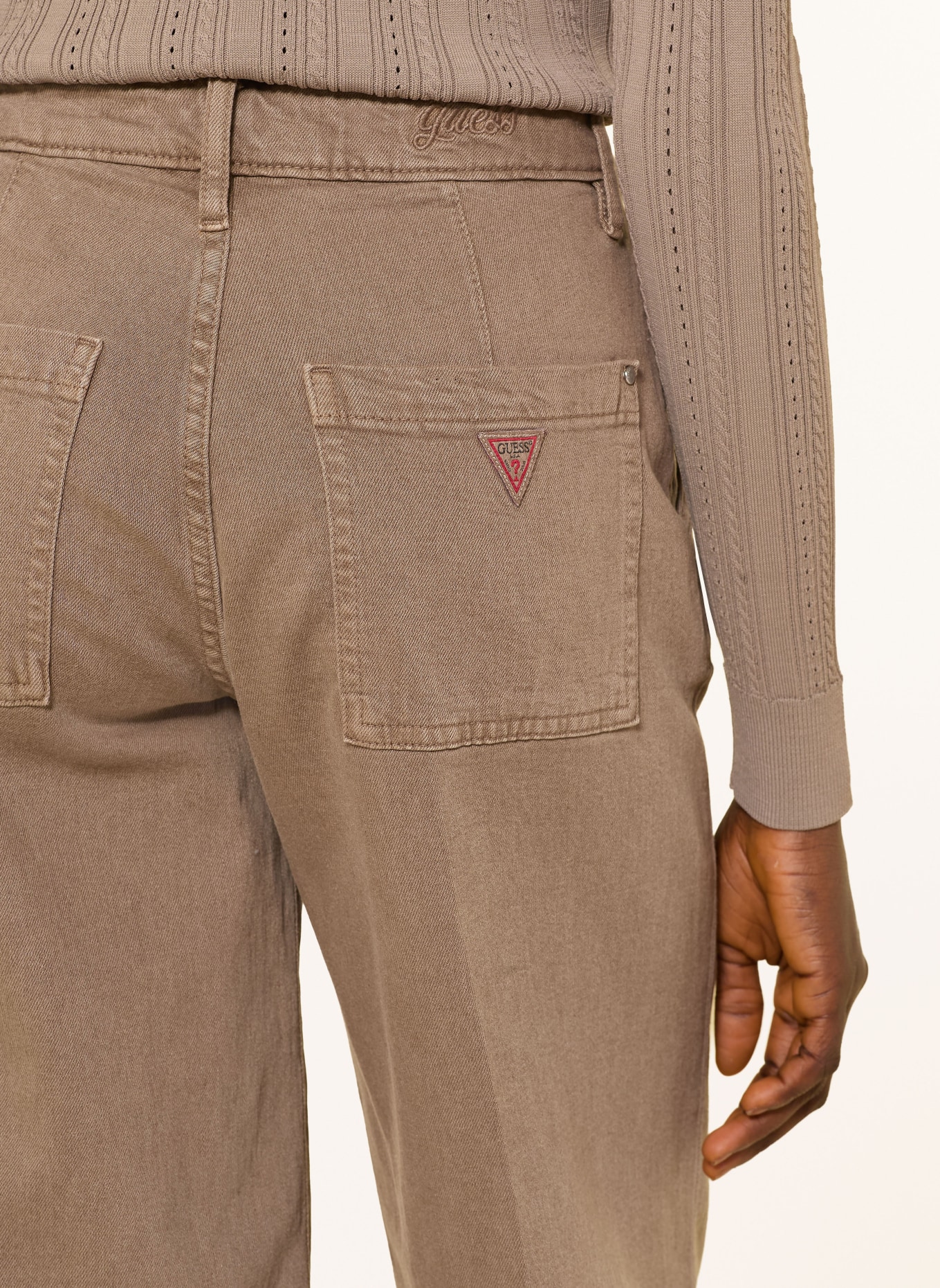 GUESS Strickhose ZOYA: TAUPE