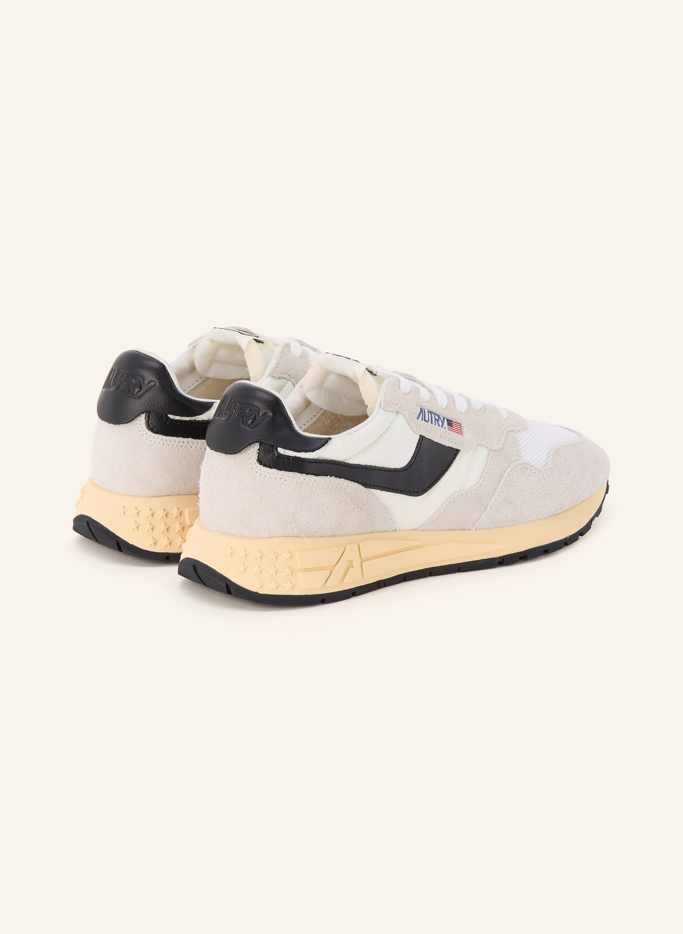 AUTRY Sneaker REELWIND LOW UT: HELLGRAU / WEISS / SCHWARZ