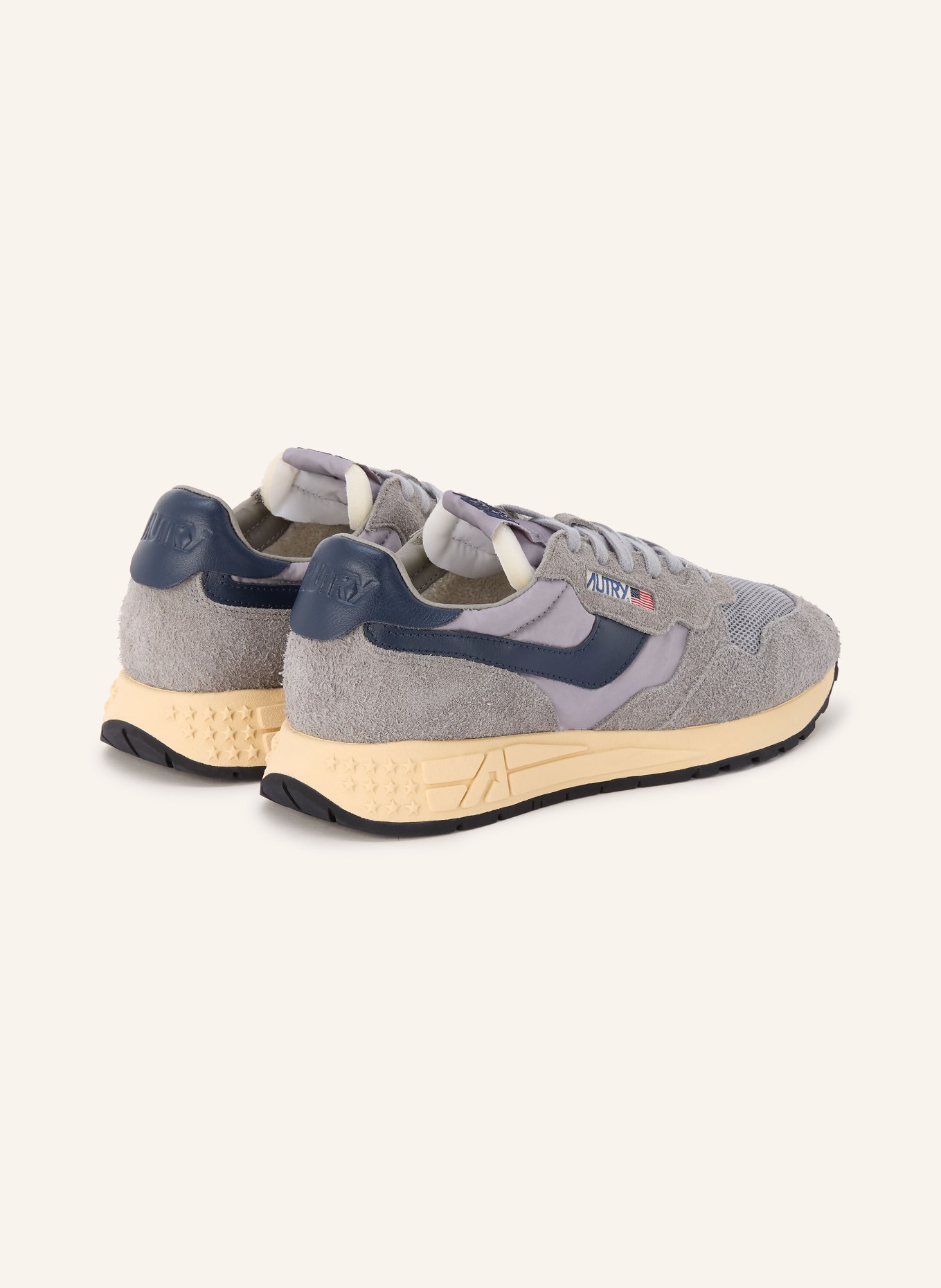 AUTRY Sneaker REELWIND LOW UT: GRAU / DUNKELBLAU