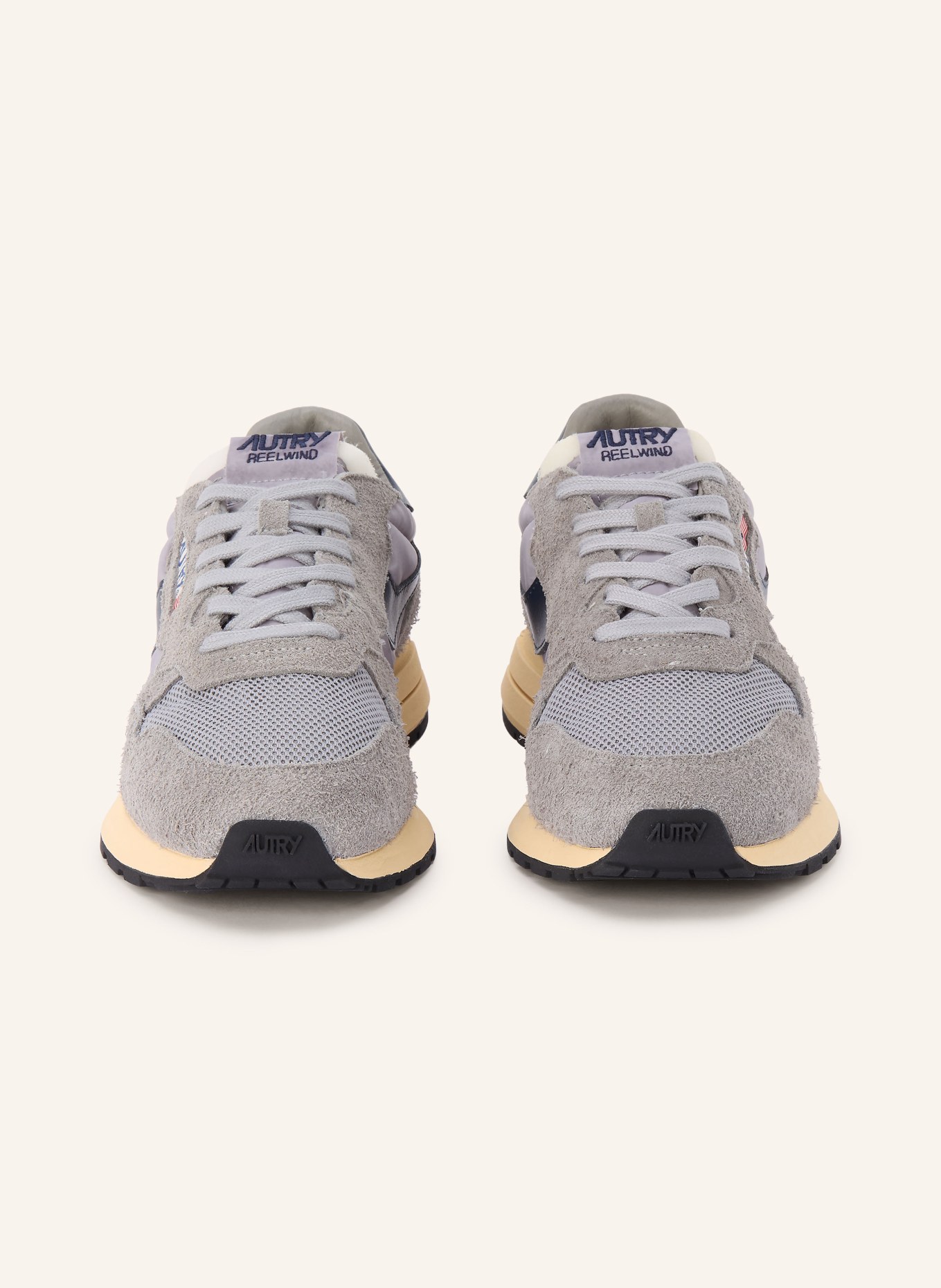 AUTRY Sneaker REELWIND LOW UT: GRAU / DUNKELBLAU