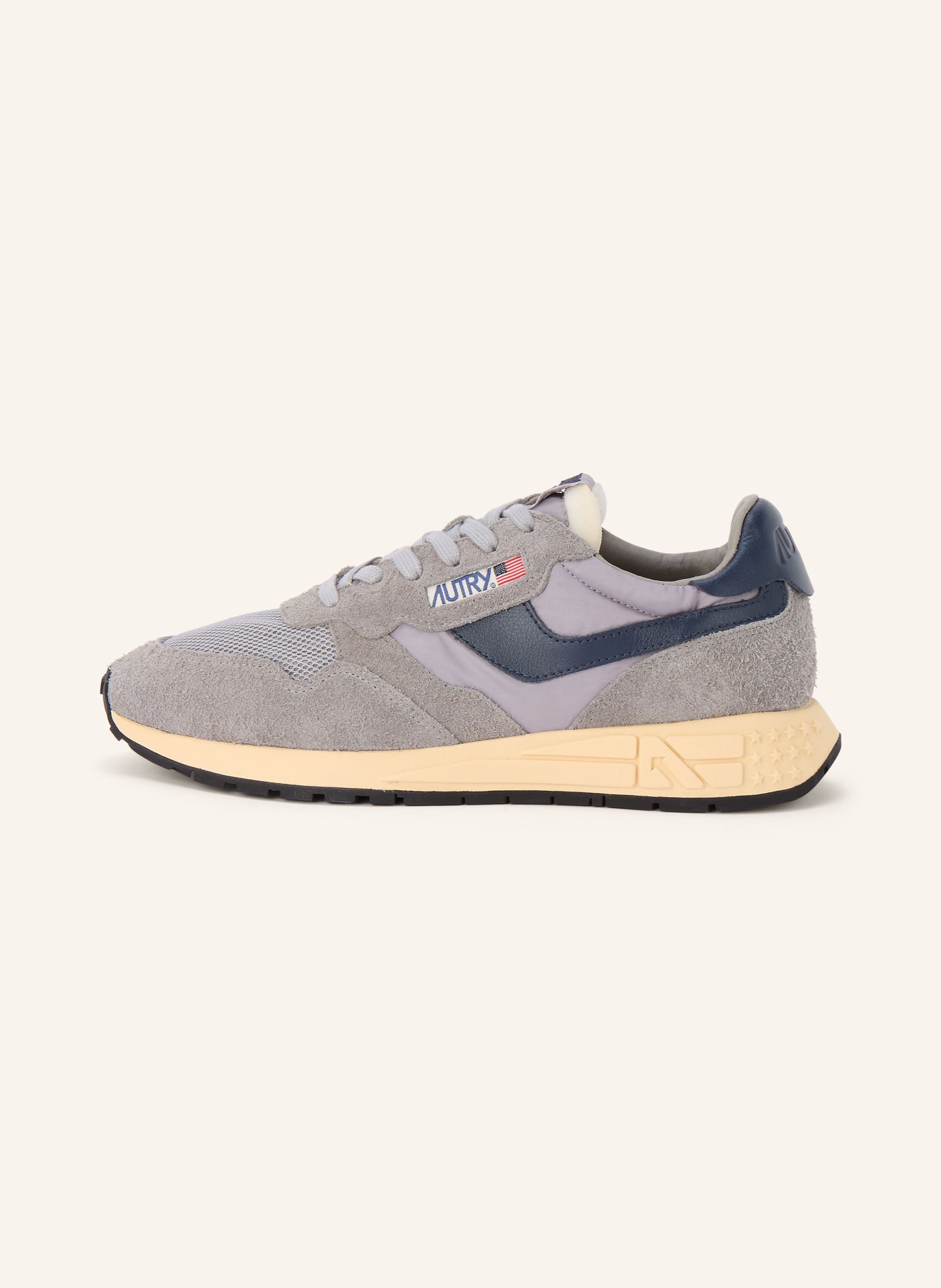 AUTRY Sneaker REELWIND LOW UT: GRAU / DUNKELBLAU