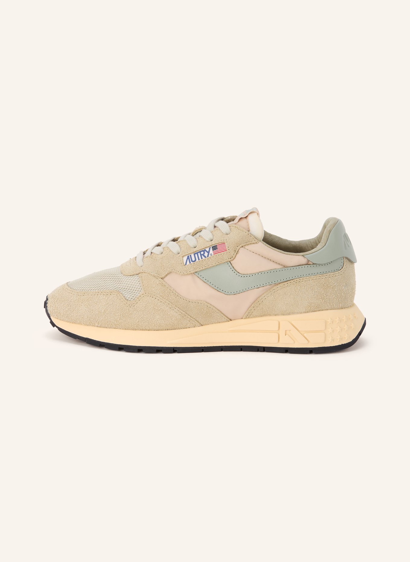 AUTRY Sneaker REELWIND LOW UT: HELLGRÜN / KHAKI