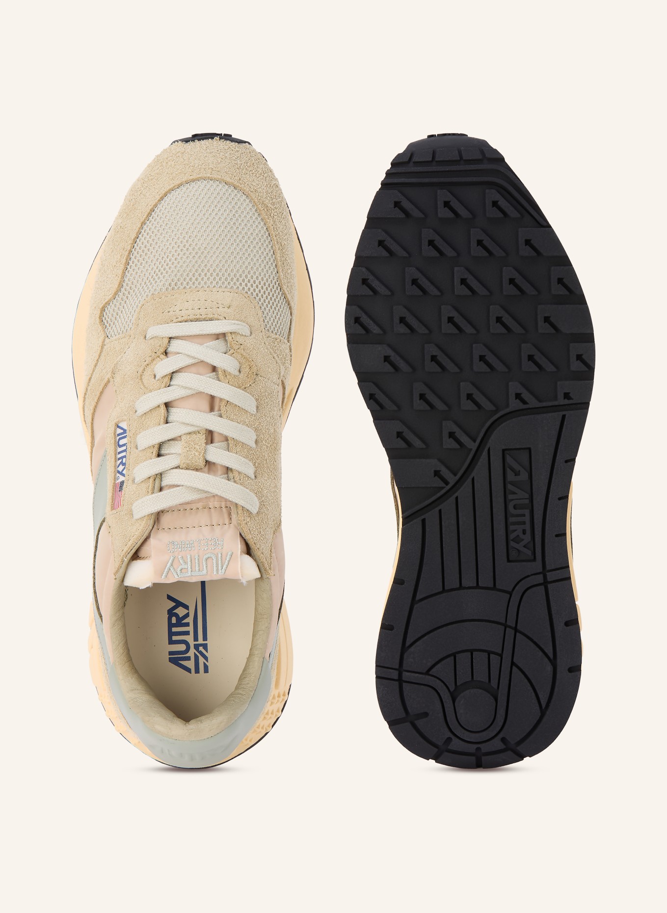 AUTRY Sneaker REELWIND LOW UT: HELLGRÜN / KHAKI