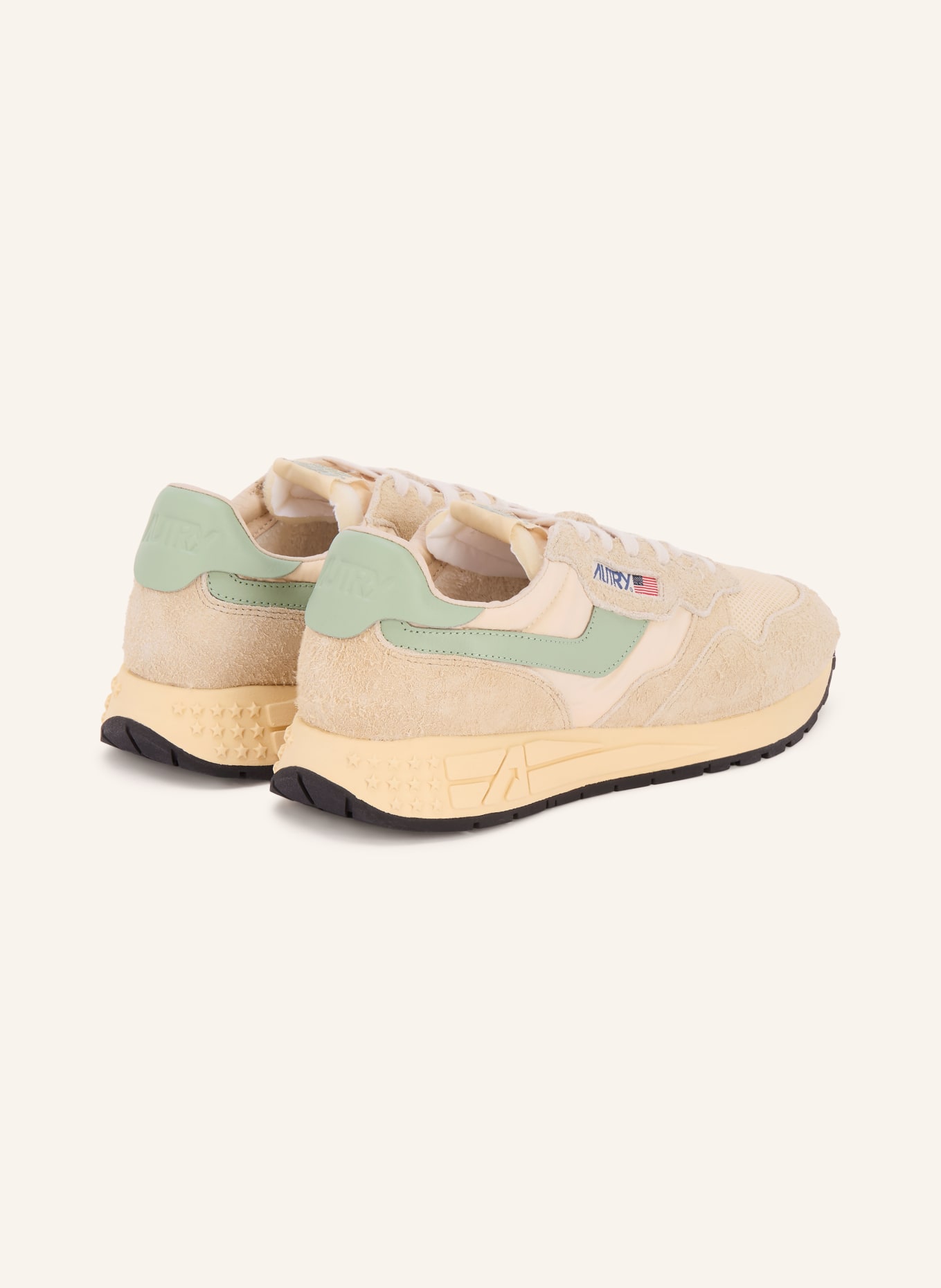 AUTRY Sneaker REELWIND LOW UT: BEIGE / ECRU / MINT