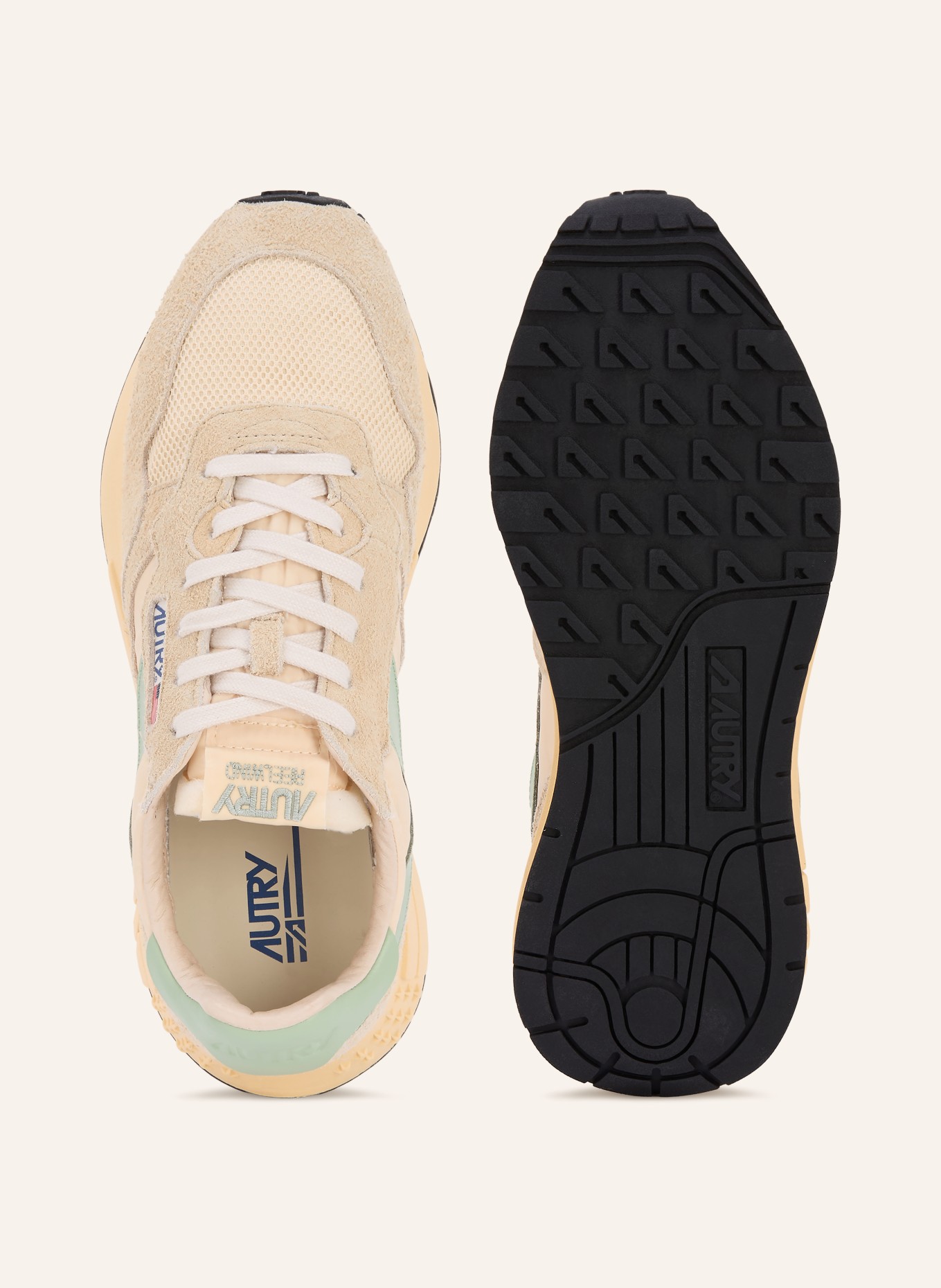 AUTRY Sneaker REELWIND LOW UT: BEIGE / ECRU / MINT