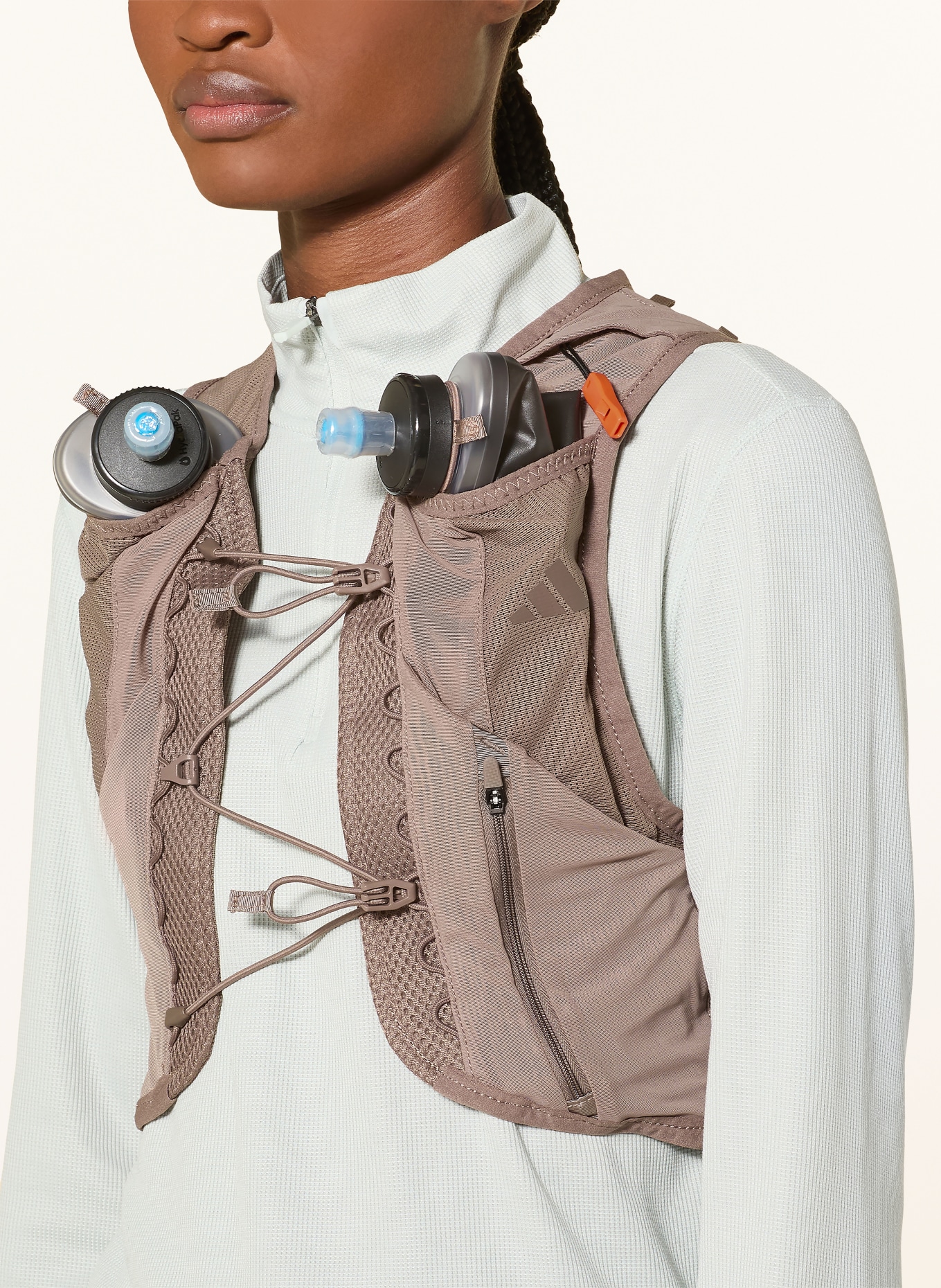 adidas TERREX Gilet de course TRAIL 5L: TAUPE