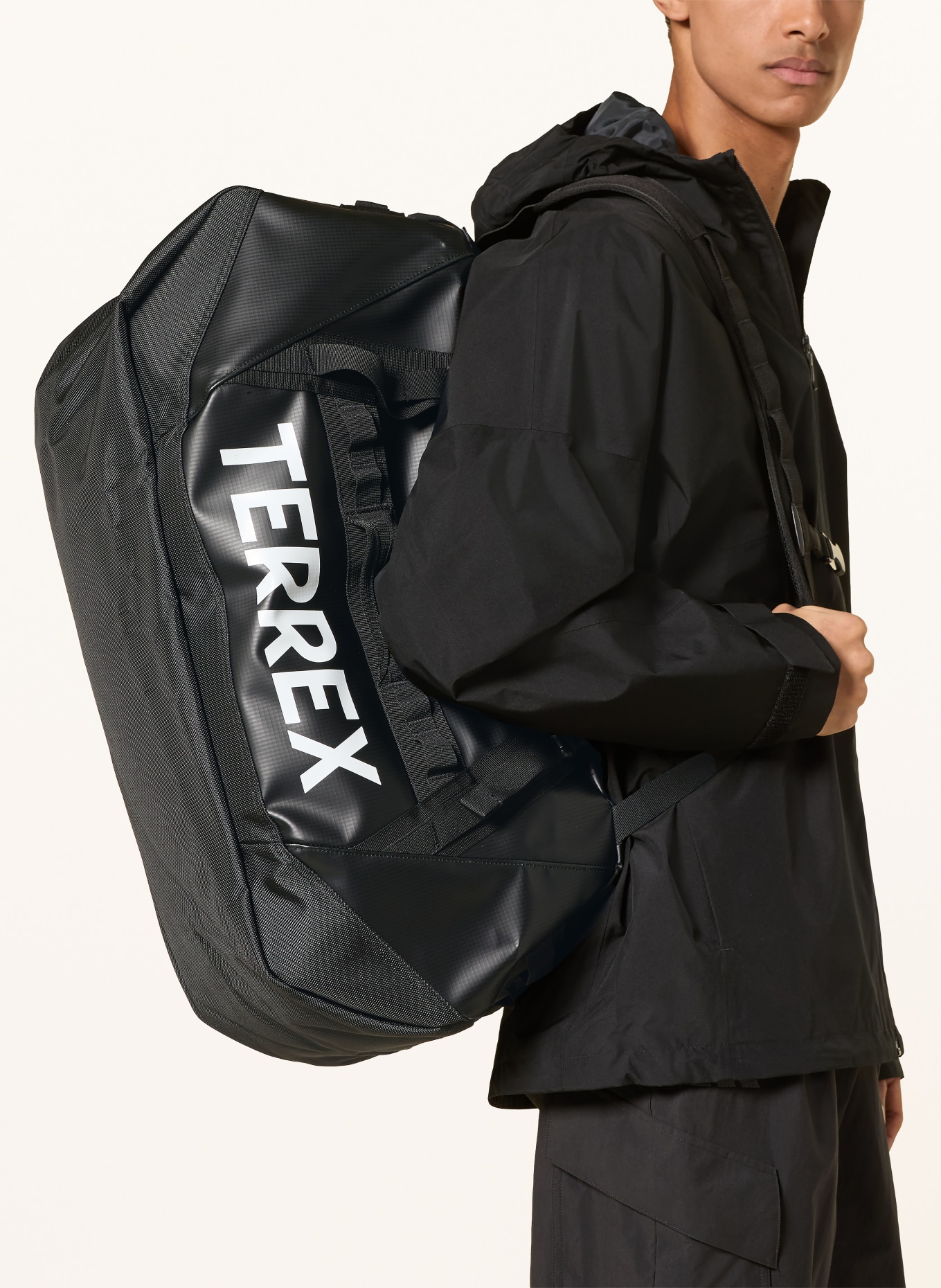 adidas TERREX TERREX XPERIOR EXPEDITION 70 L sports bag: BLACK / WHITE