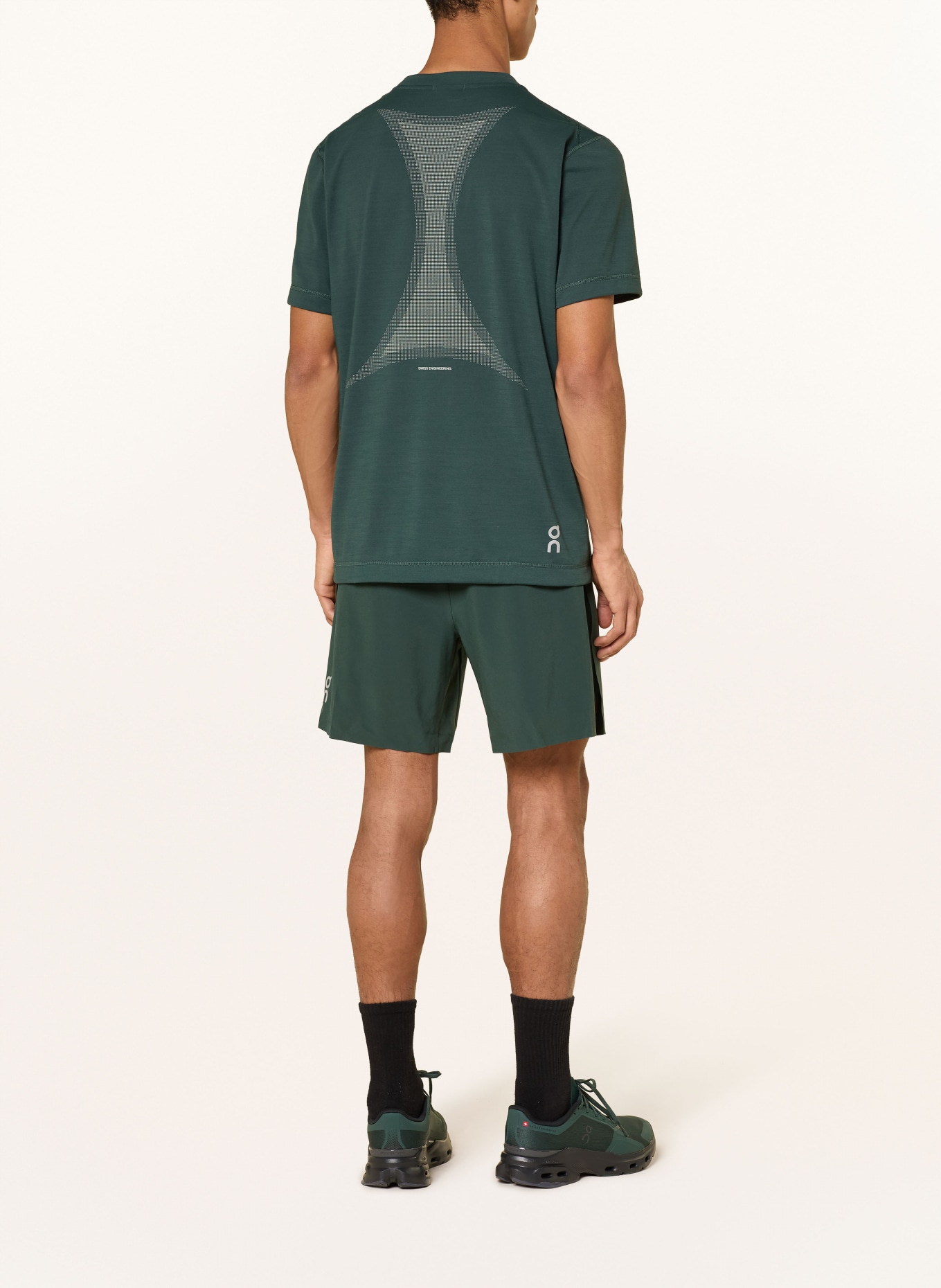 On 2-in-1-Trainingsshorts TRAIN: GRÜN