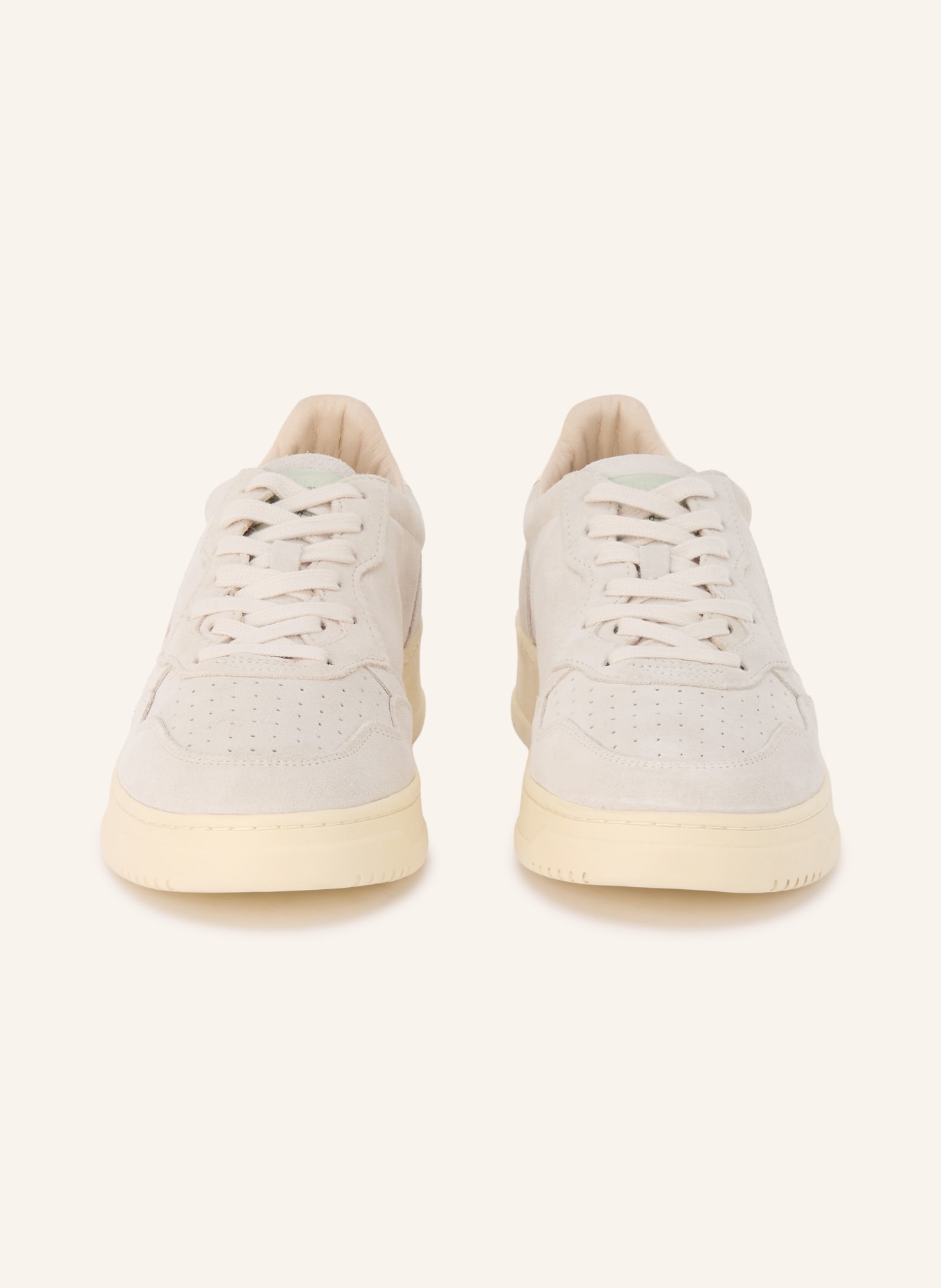 AUTRY Sneaker MEDALIST LOW: HELLGRAU / CREME / DUNKELBLAU