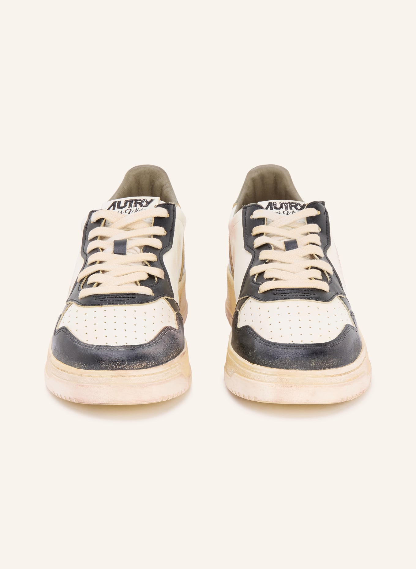 AUTRY Tenisky SUPER VINTAGE LOW: REŽNÁ / OLIVOVÁ / ČERNÁ