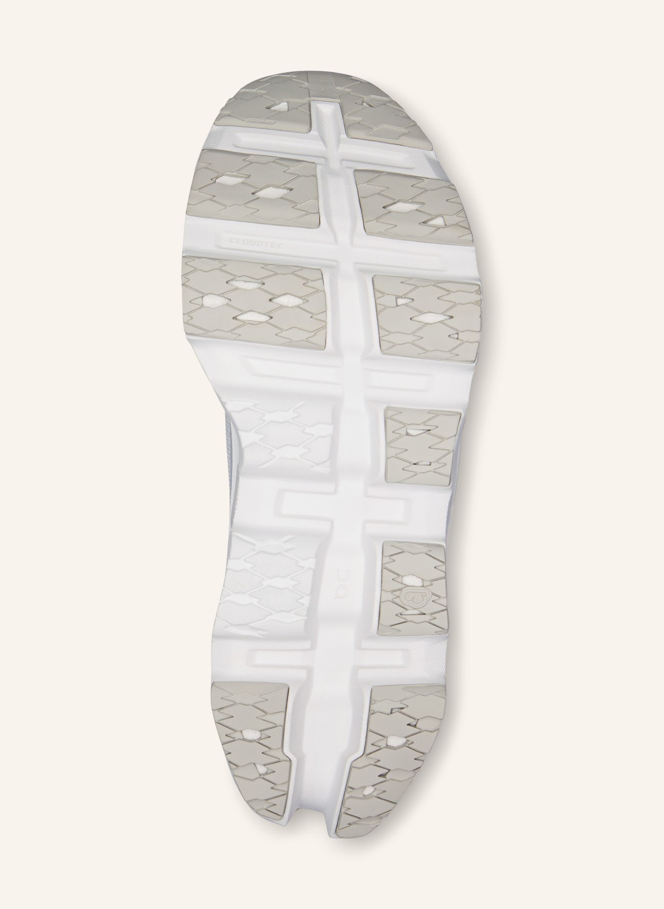 On Laufschuhe CLOUDMONSTER 3: WEISS / HELLGRAU