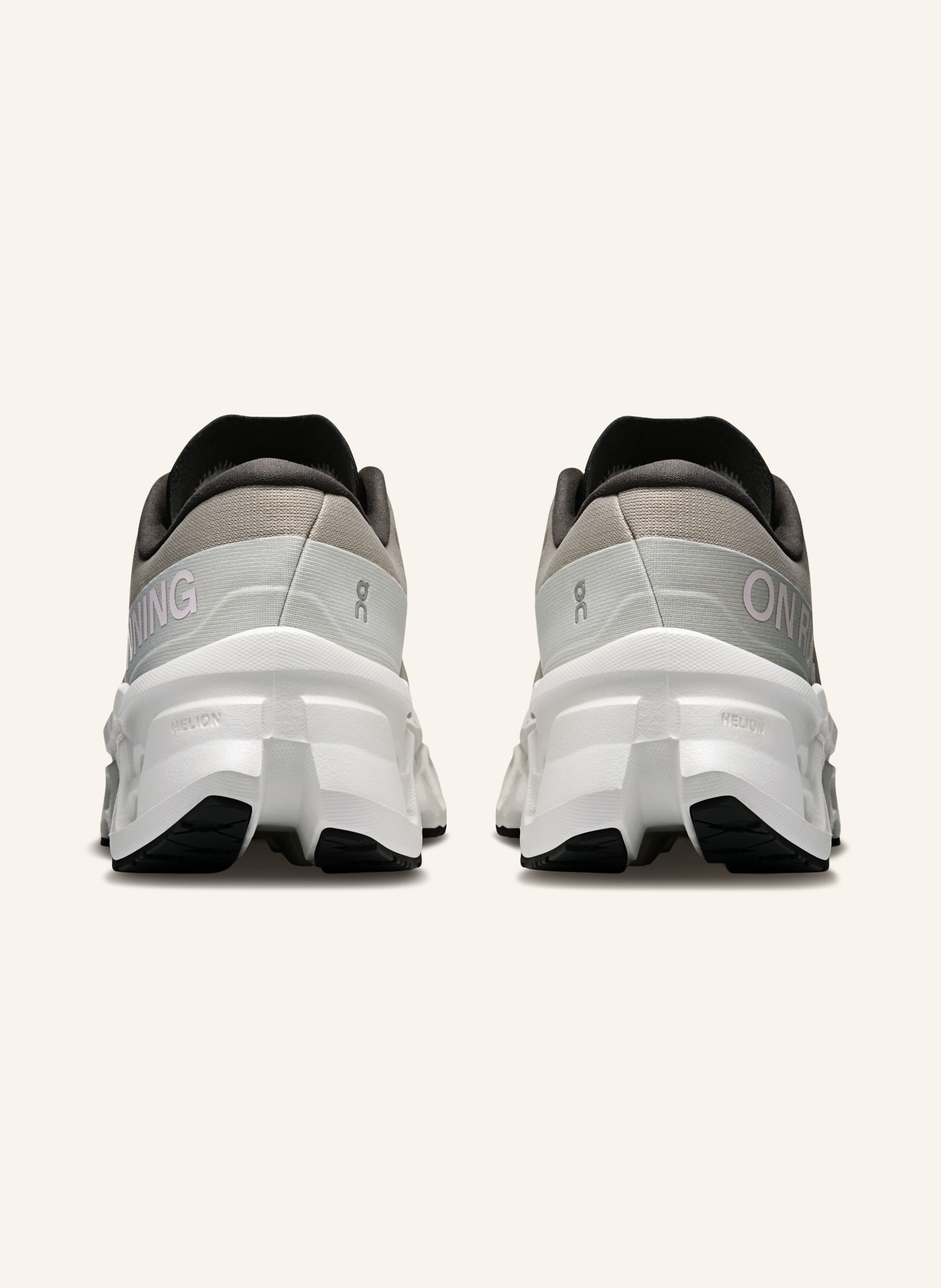 On Laufschuhe CLOUDMONSTER 3: ECRU / HELLGRAU