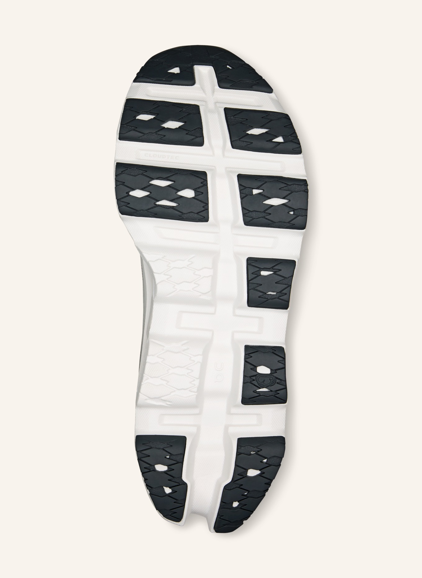 On Laufschuhe CLOUDMONSTER 3: ECRU / HELLGRAU