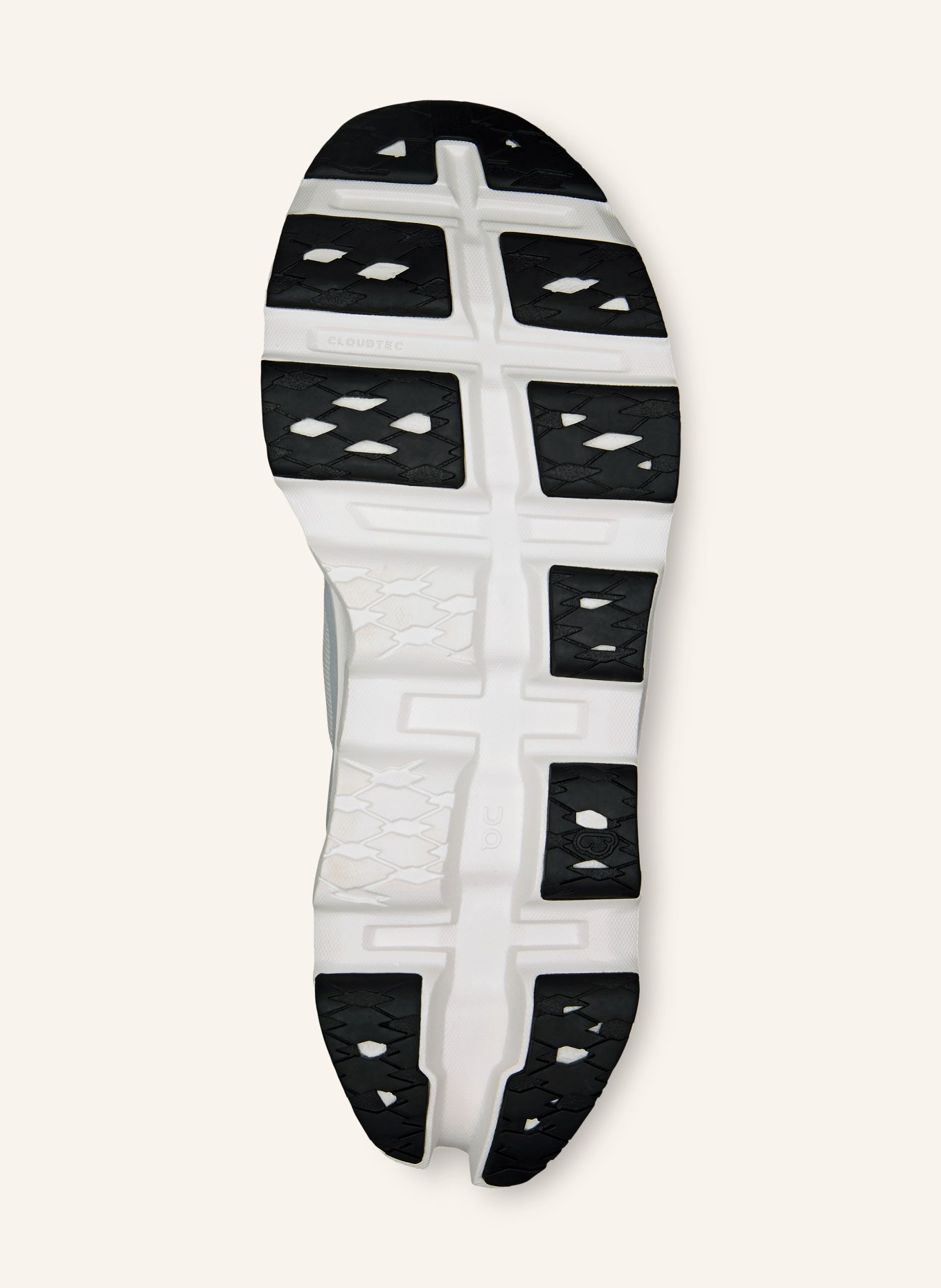 On Hardloopschoenen CLOUDMONSTER 3: WIT / LICHTGRIJS / ZWART